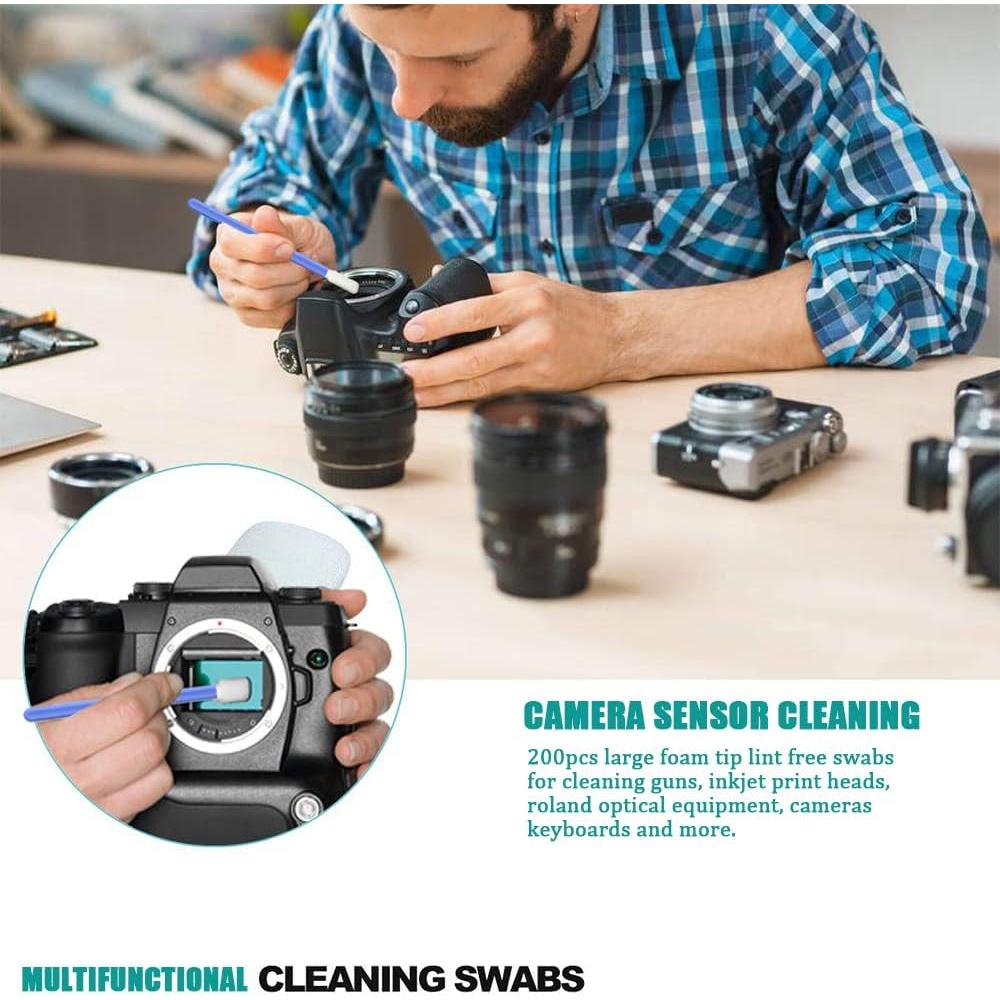 Hisopos de Espuma Wellgler KM707 para Limpieza Electrónica 300 Unidades