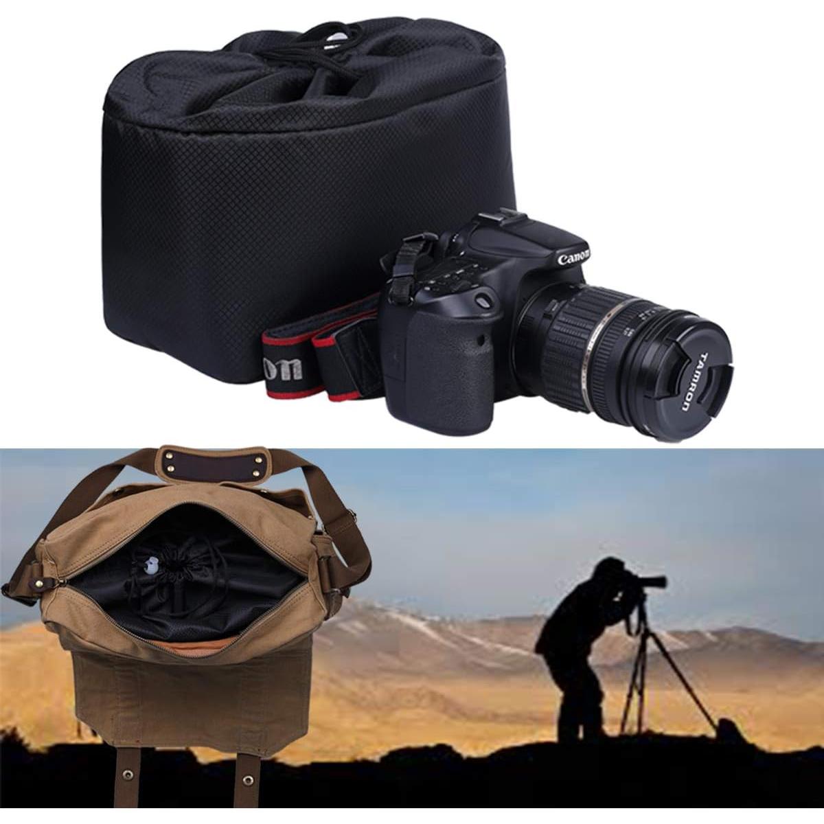 Bolsa de Inserción para Cámara JAKAGO Negra Impermeable