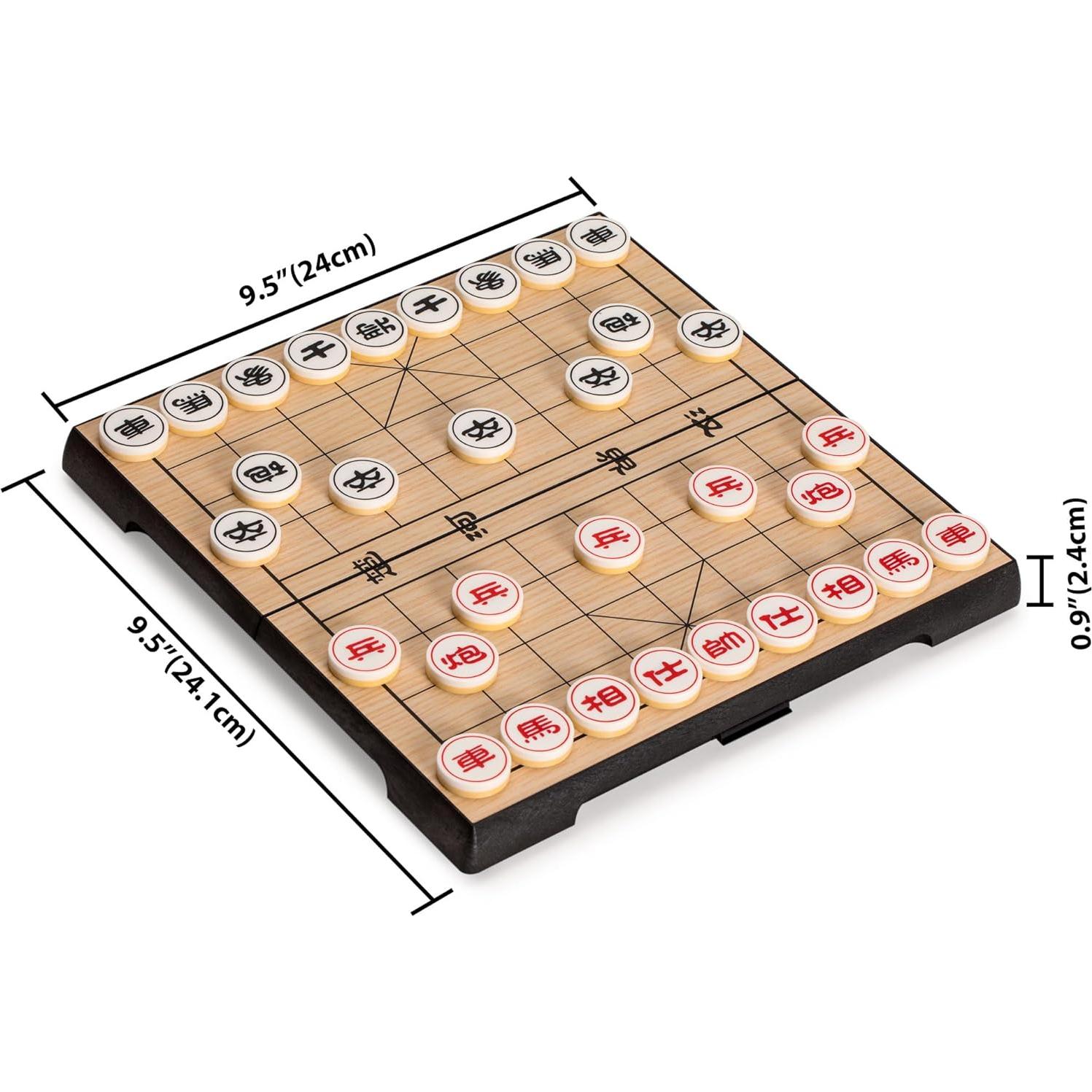 Juego de Ajedrez Chino Magnético Yellow Mountain 24.1 cm