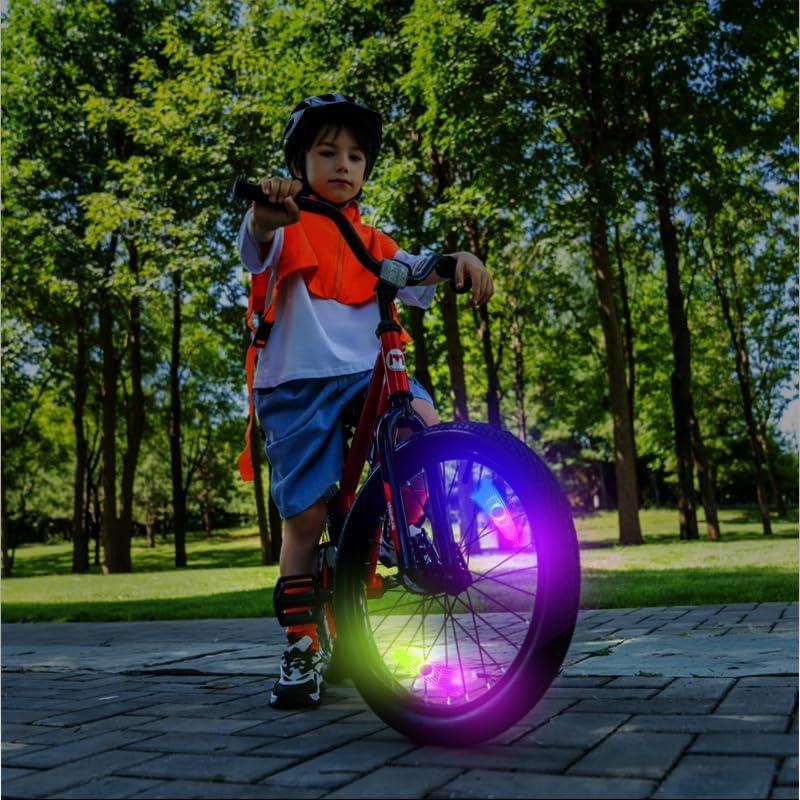 Luces LED para Ruedas de Bicicleta LEPTADDS - Colores Brillantes