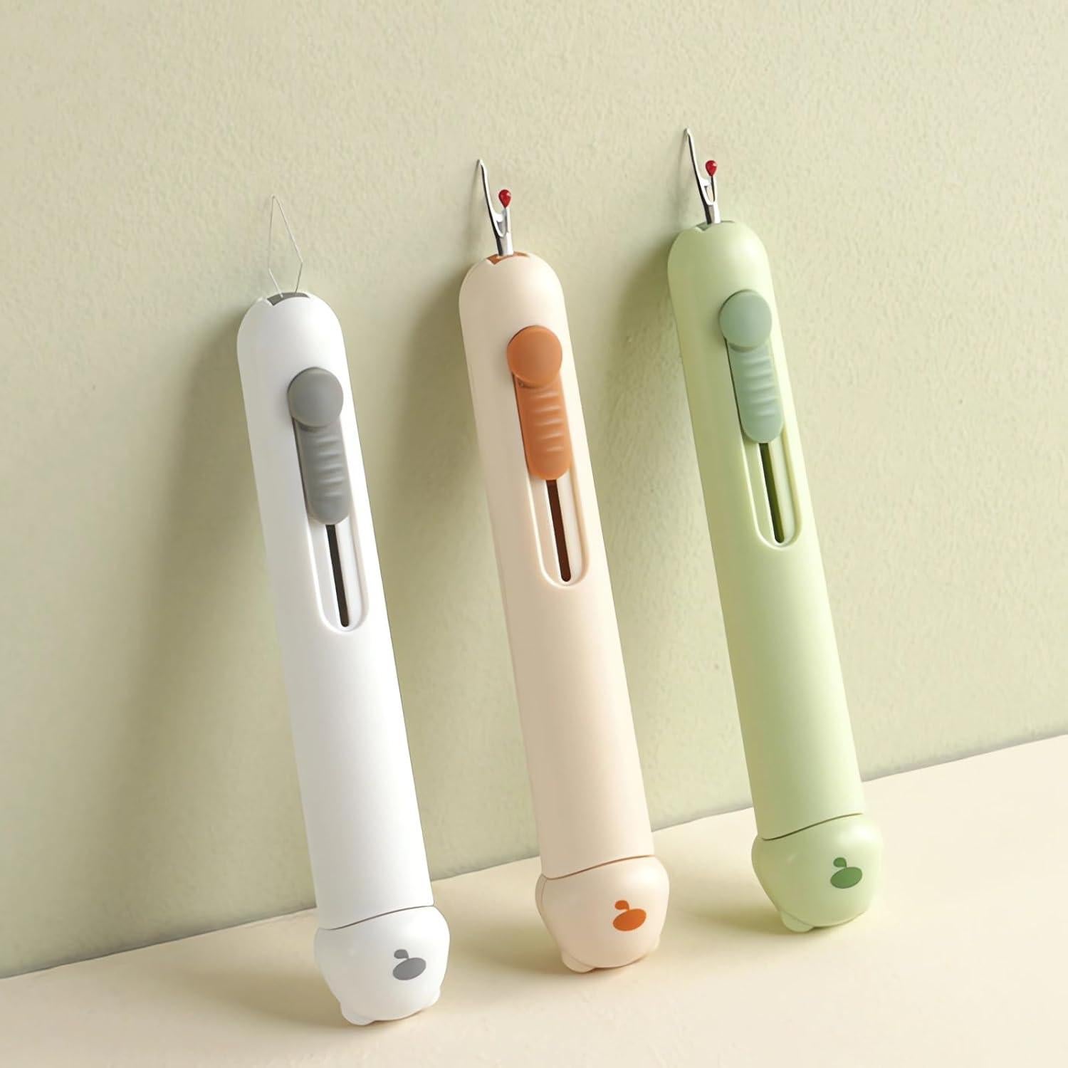 Enhebrador Automático de Agujas 2 en 1 Kezzfpa Verde