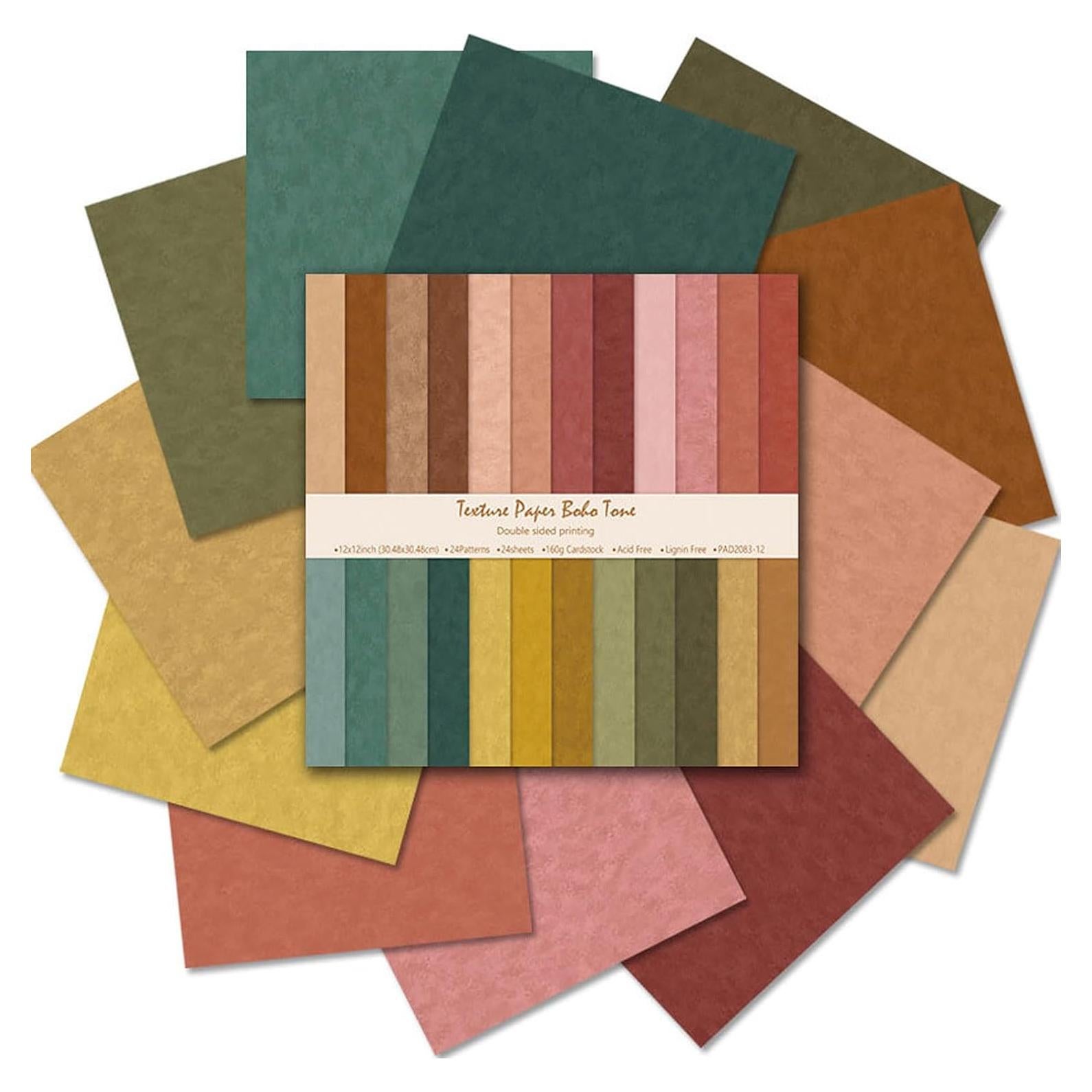 Papel de Scrapbook Doble Cara Colabrili 30.5x30.5 cm 24 Hojas