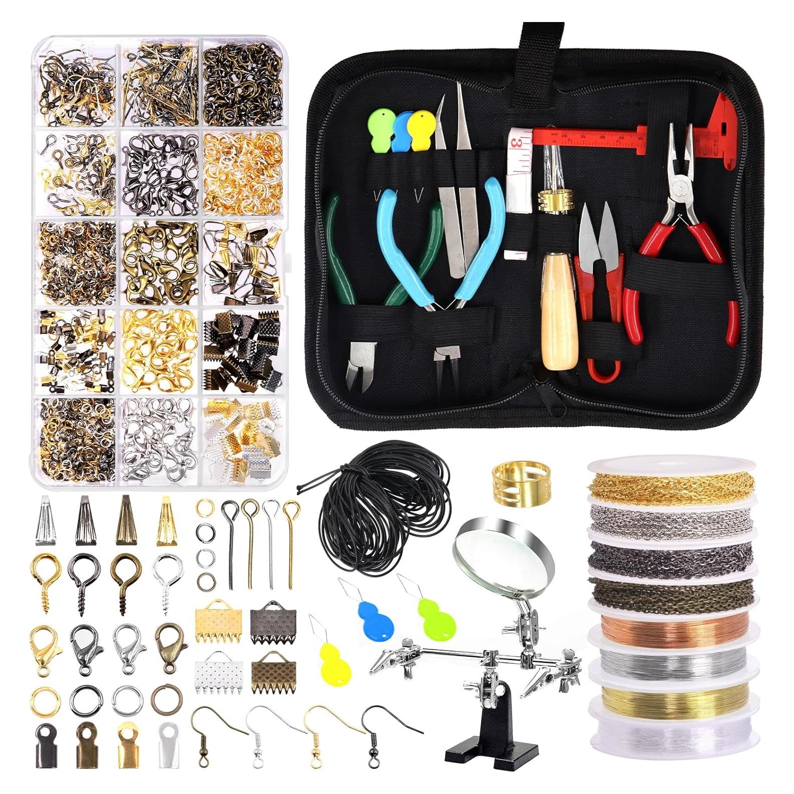 Kit de Suministros para Hacer Joyería Swpeet 1490 Piezas