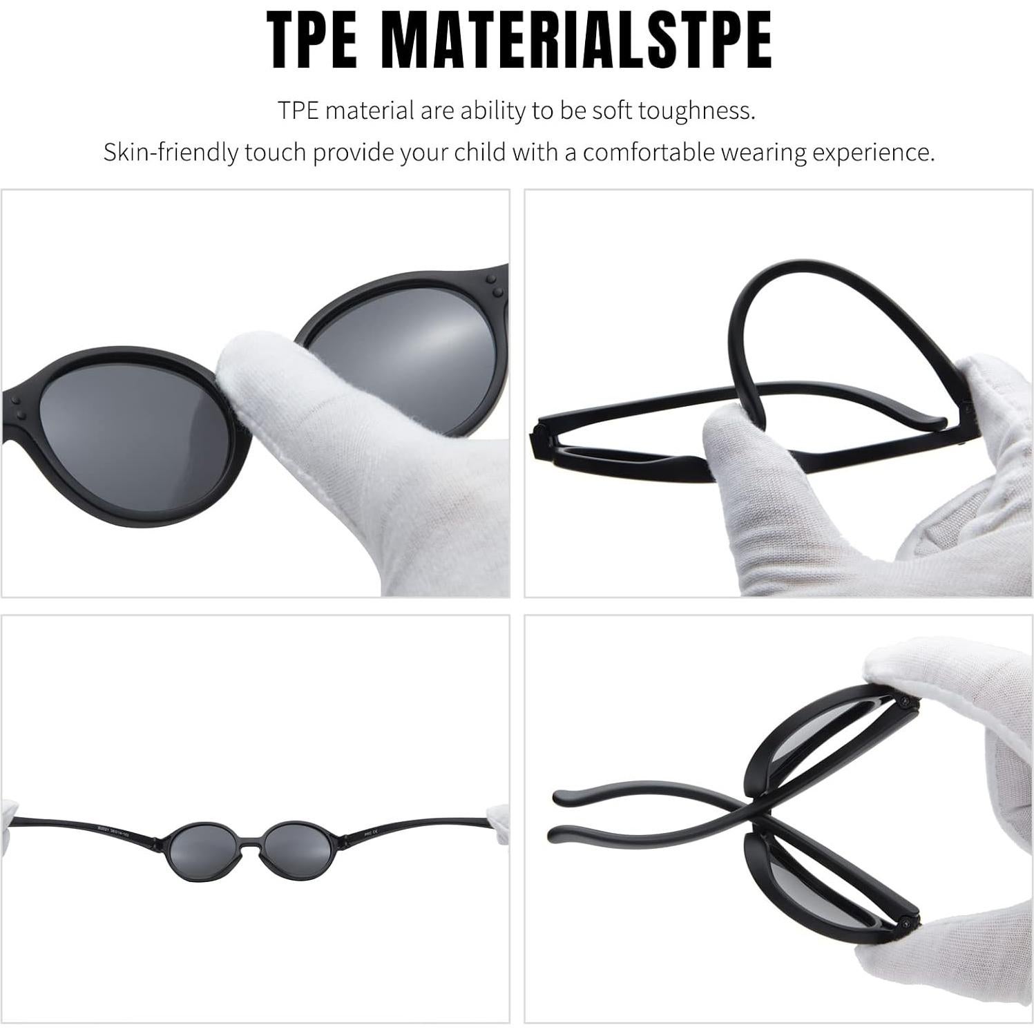 Gafas de sol polarizadas HYCREDI para bebés UV400 - 0 a 2 años