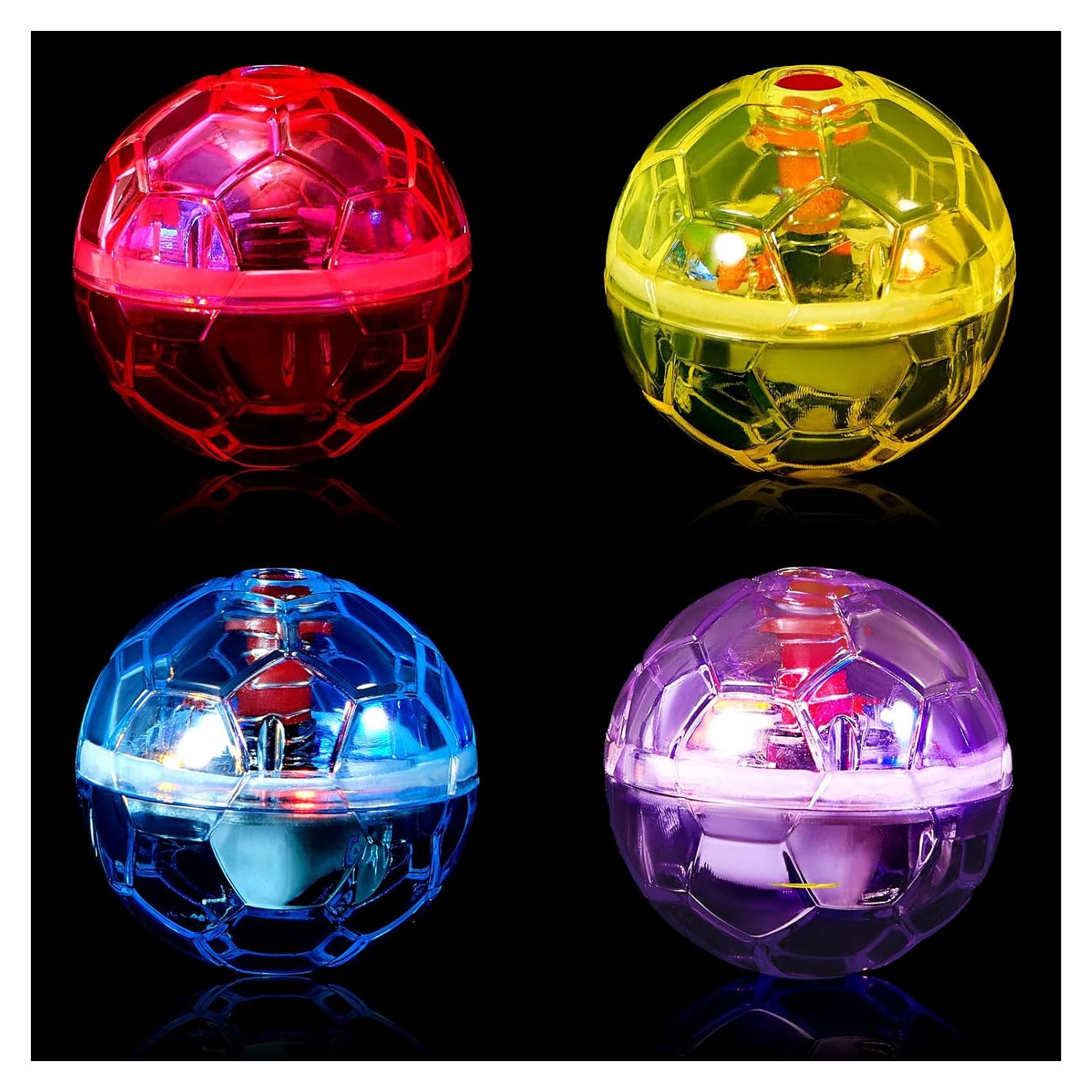 Pelotas Interactivas para Gatos Frienda - 4 Piezas con Luz LED