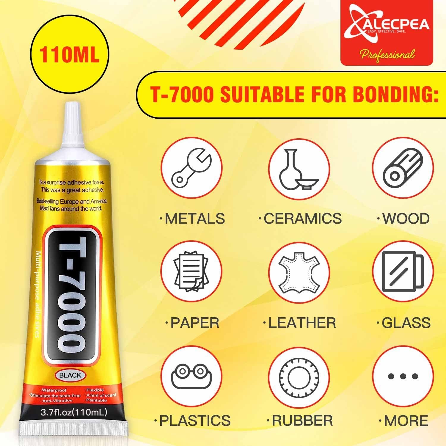 Pegamento T-7000 ALECPEA 110ml - Adhesivo Impermeable para Reparaciones