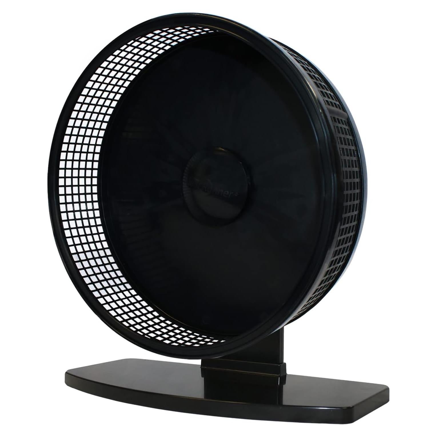 Rueda de Ejercicio Silent Runner Pro 30 cm Negra con Soporte