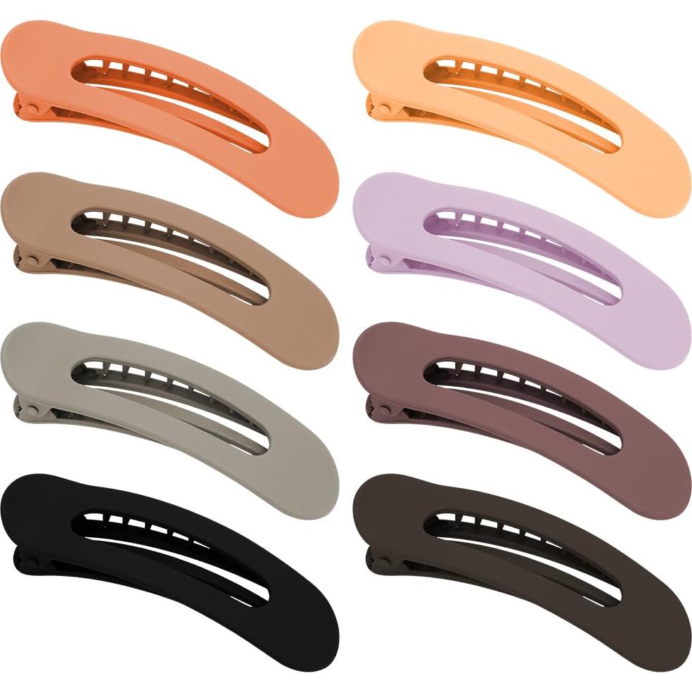 Clips de Pelo de Cocodrilo Ahoney - Paquete de 8 Clips Grandes