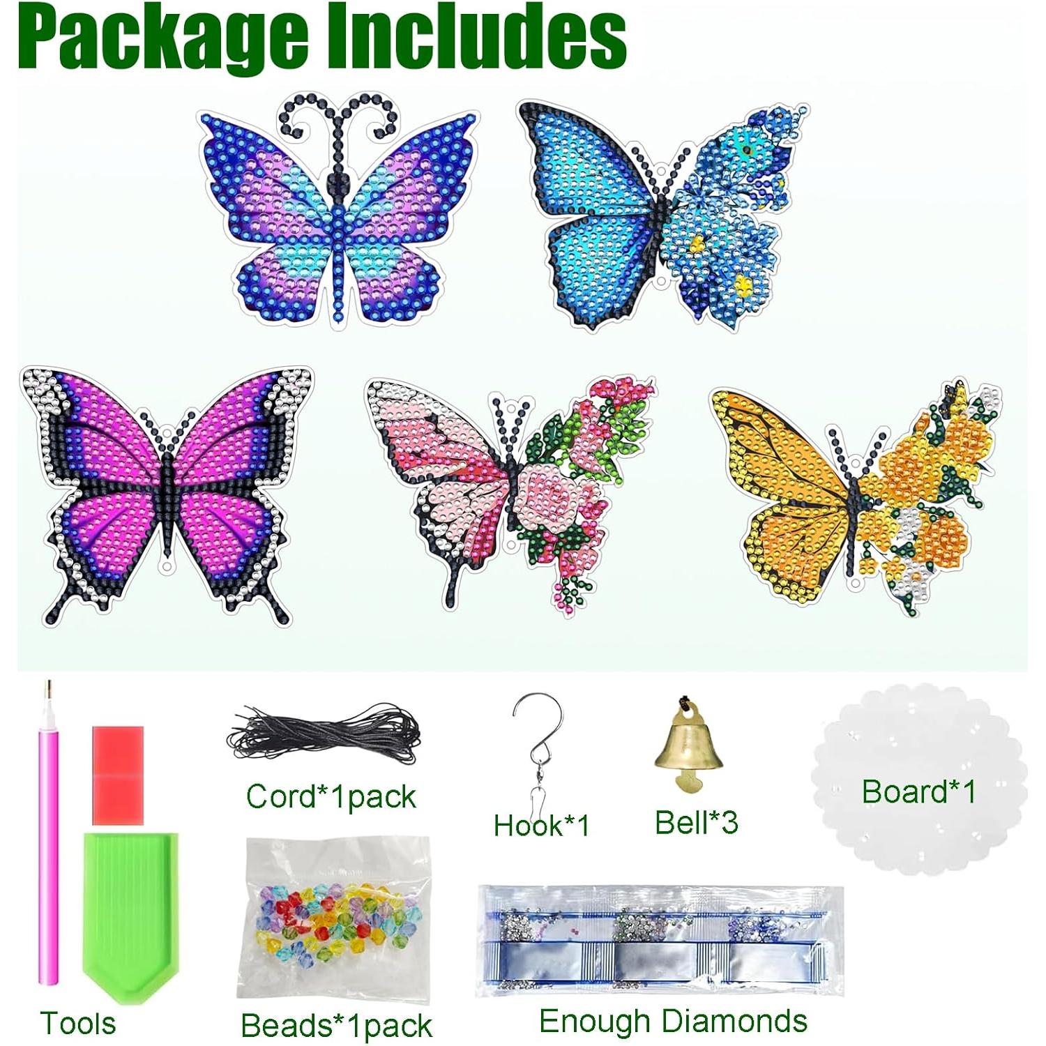 Kits de Pintura de Diamante JeCuiK Mariposa 3D DIY
