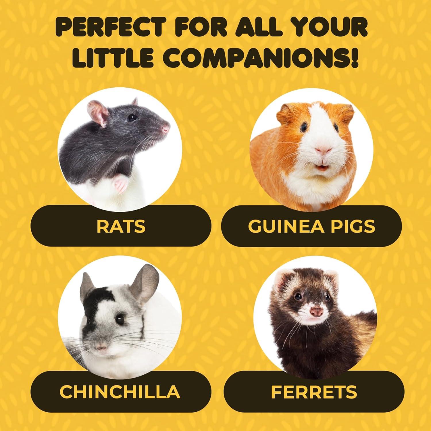 Juguete Masticable Colgante SunGrow para Conejos 43x18cm