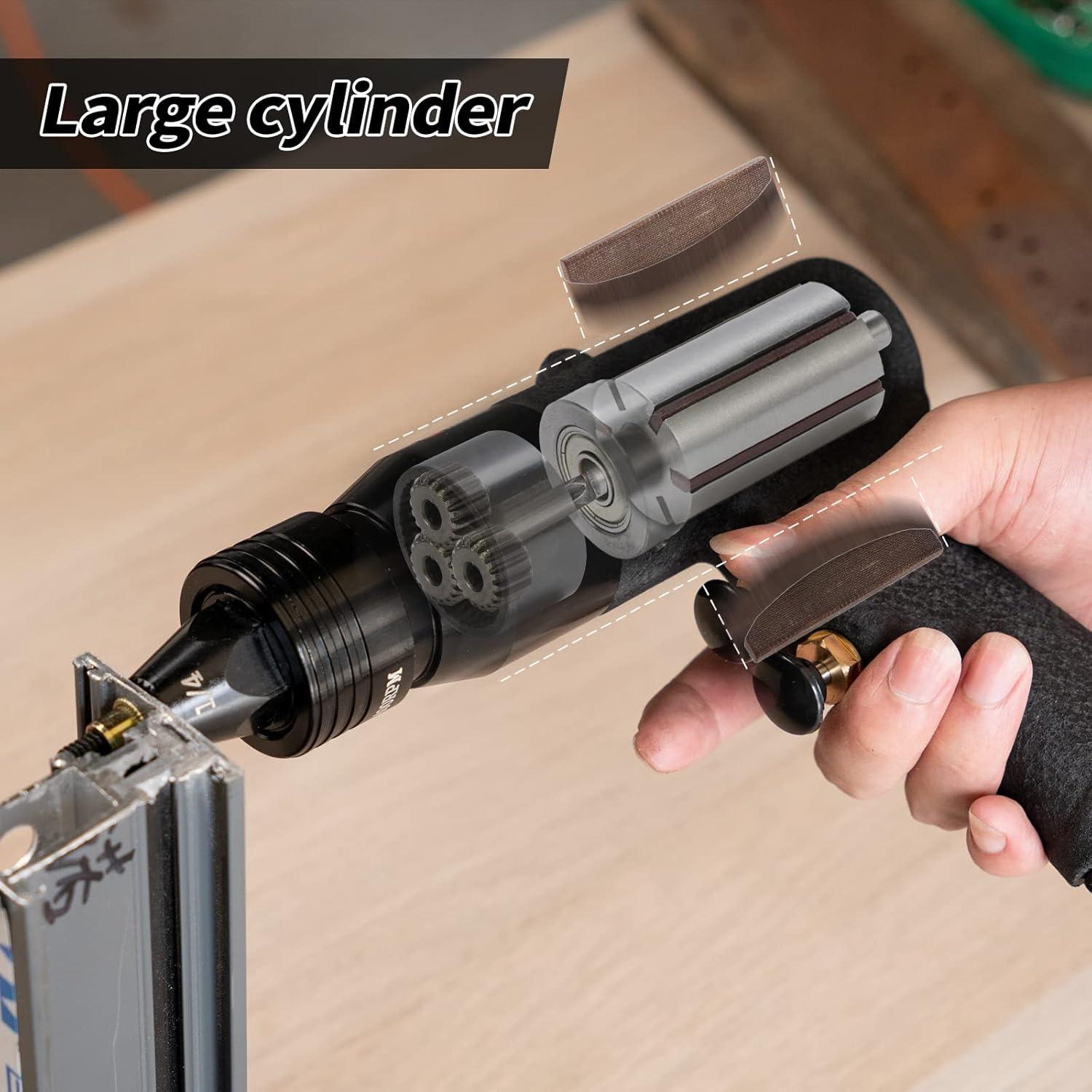 Pistola Neumática de Tuercas Remachadas EROSHACK 805A 3/8 y 1/2