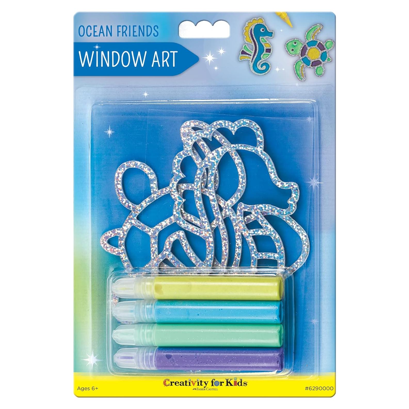 Kit de Arte en Ventana Creatividad para Niños - Amigos del Océano