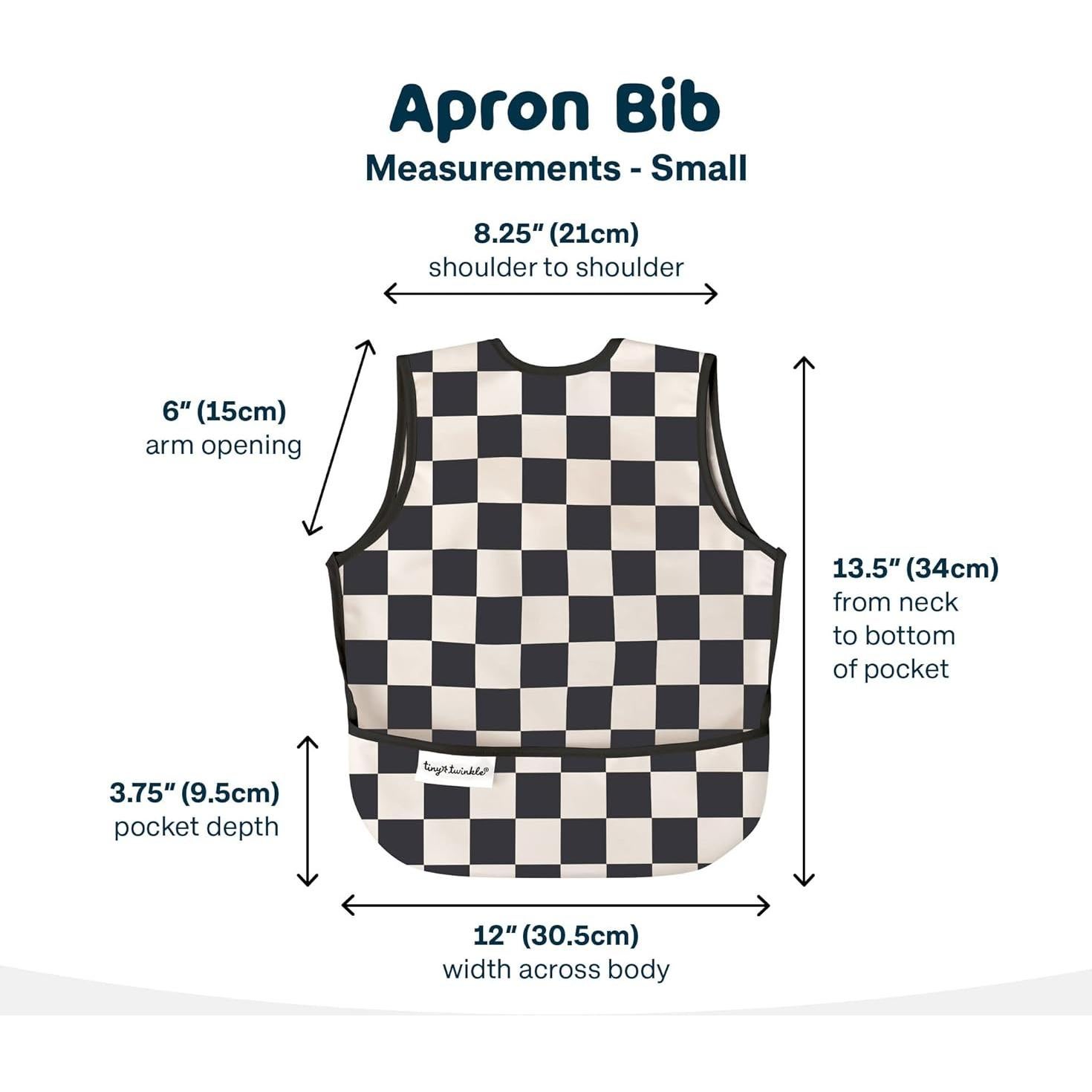 Babero Impermeable Tiny Twinkle - 100% Poliéster Reciclado, Pequeño