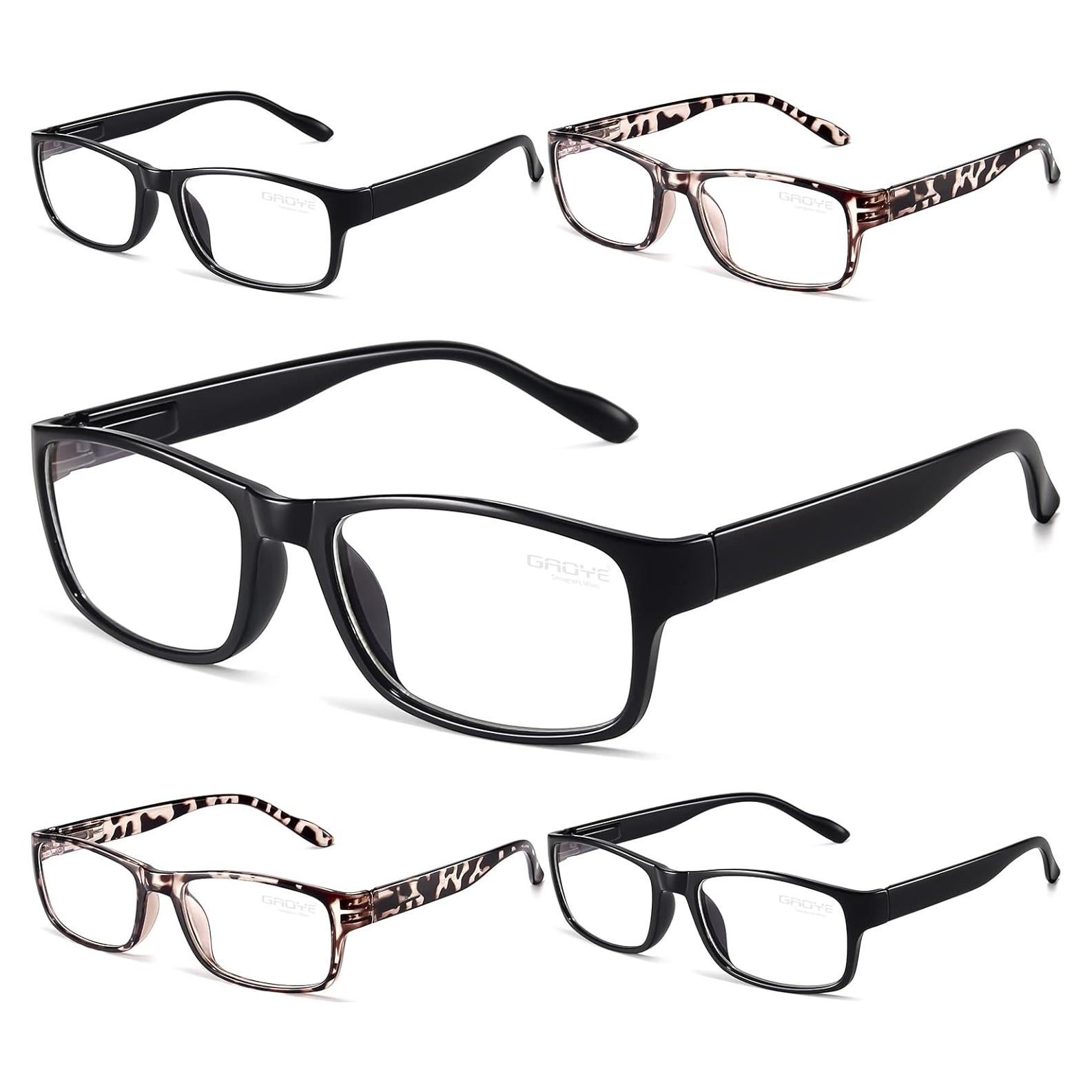 Gafas de lectura Gaoye unisex 5 pares anti luz azul