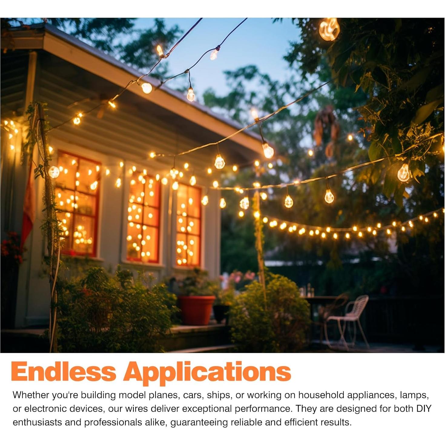 Cable eléctrico de PVC 18 AWG SCHDRA 6 colores 3 metros