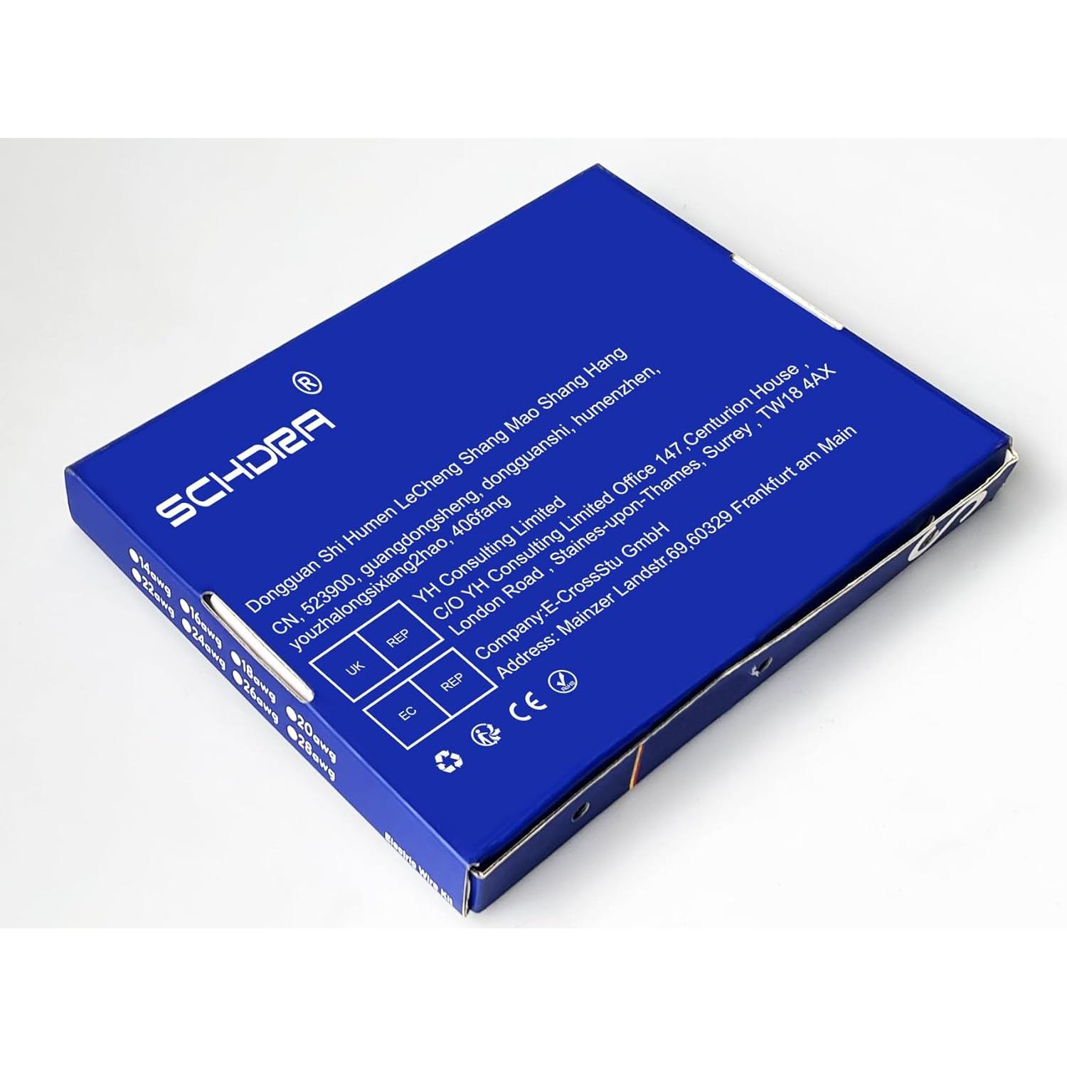 Cable eléctrico de PVC 18 AWG SCHDRA 6 colores 3 metros