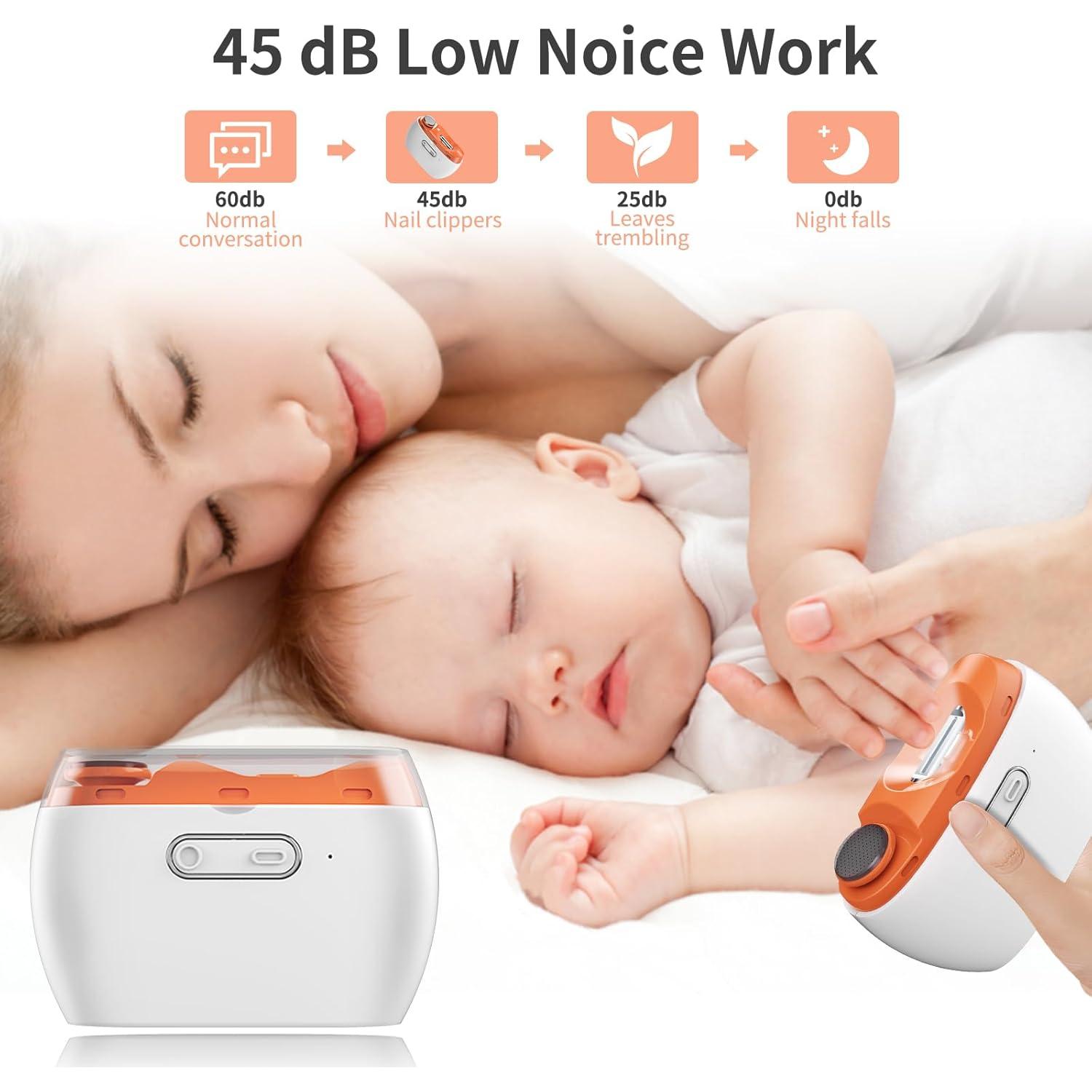 Cortador y Limador de Uñas Eléctrico WEIHUINET 3 en 1 USB