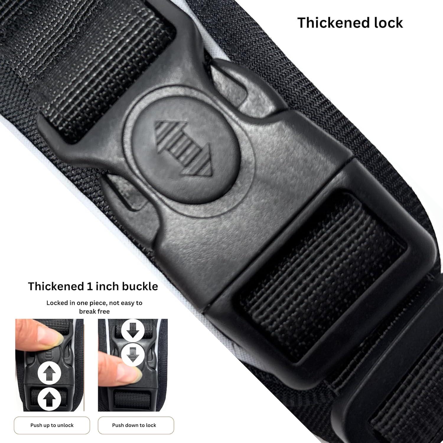 Arnés para Perros BOLDPET con Soporte para Airtag - Negro