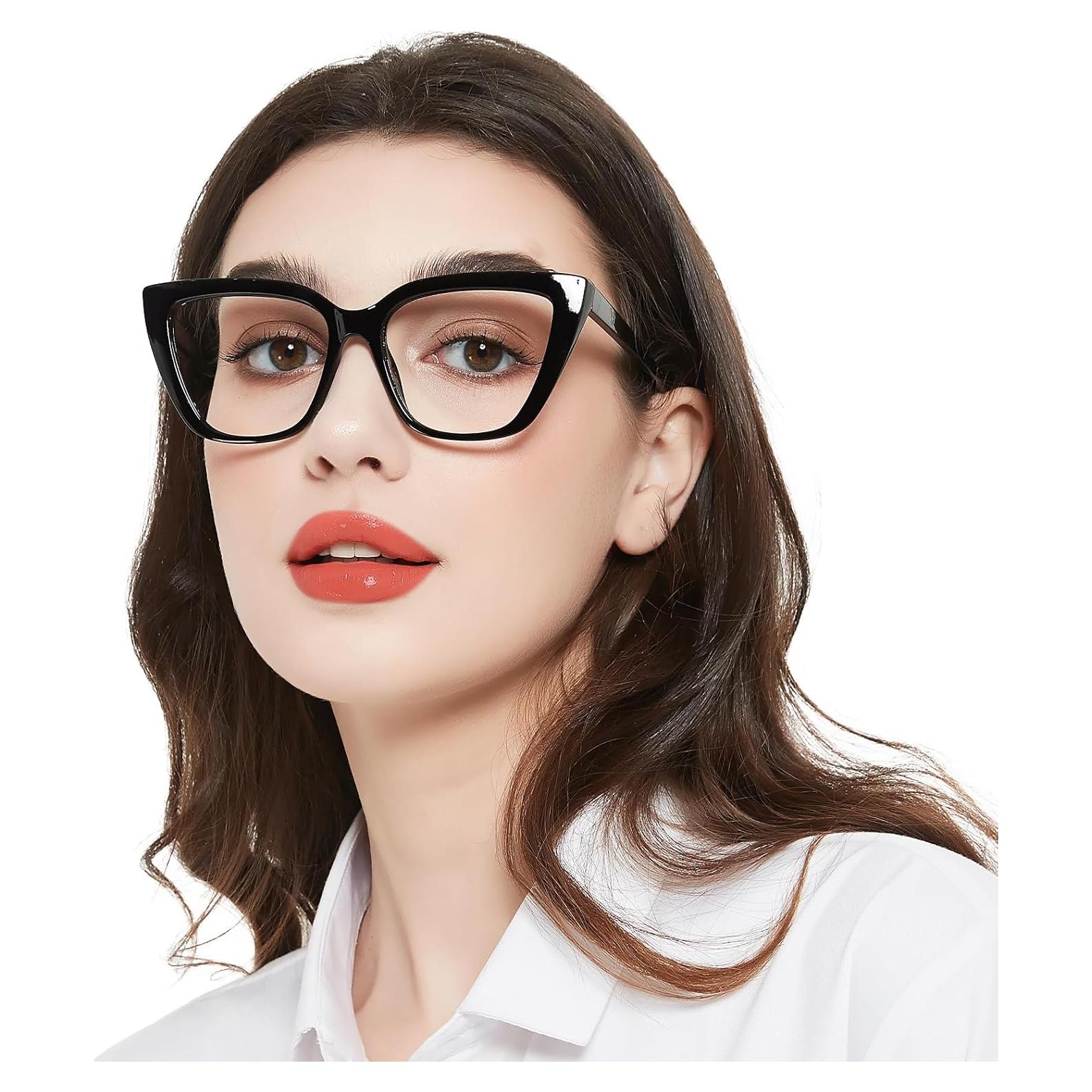 Gafas de lectura grandes estilo gato WEMOOTANTS 1.0x a 4.0x