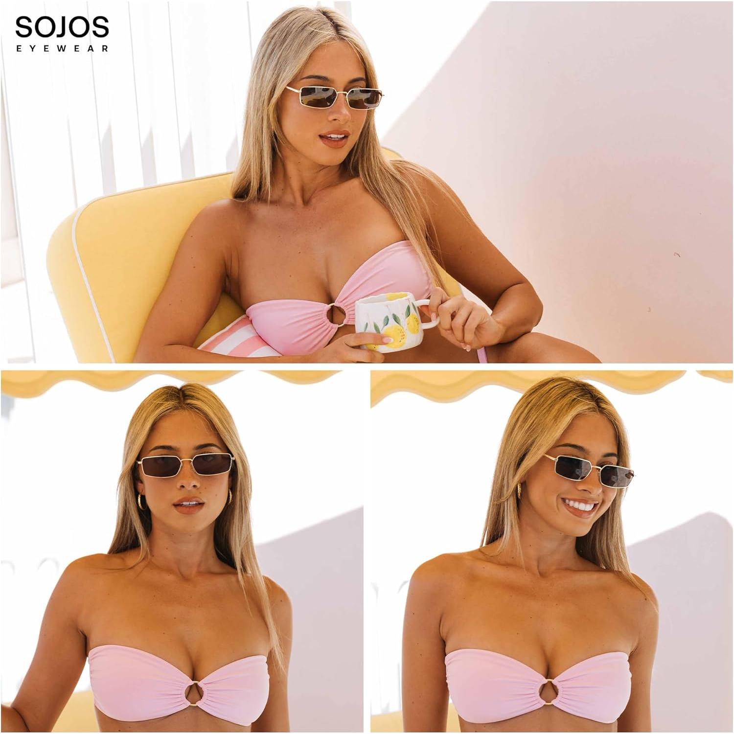 Gafas de sol polarizadas SOJOS SJ1247 UV400 para hombres y mujeres