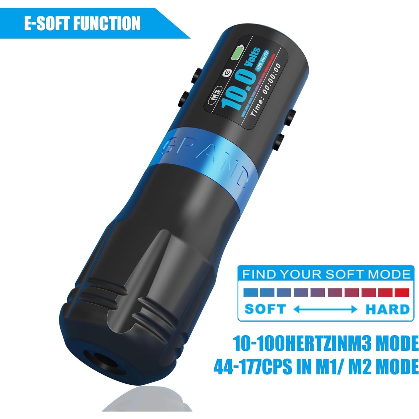 Máquina de Tatuaje Inalámbrica Emalla G4 3.5mm Profesional