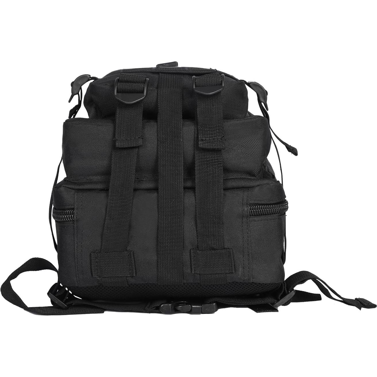 Mochila Táctica Lawaia 30L Negra para Senderismo y Camping