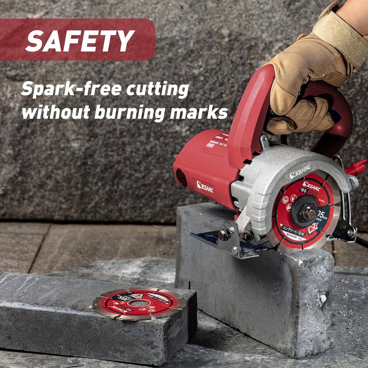 Hoja de Diamante Segmentada EZARC 5" para Amoladora Angular