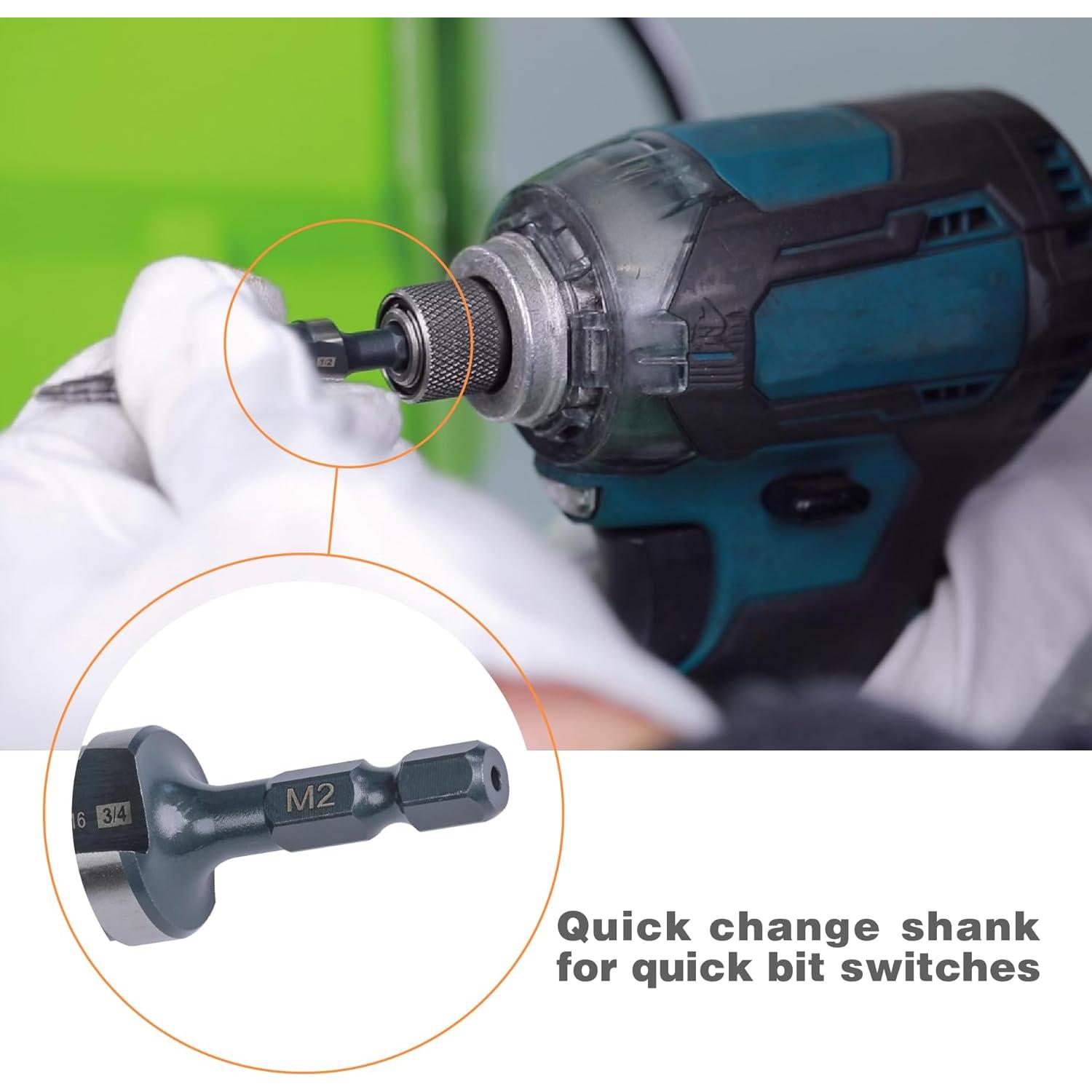 Juego de Brocas Escalonadas M2 HSS Herramientas Jerax 3 Piezas