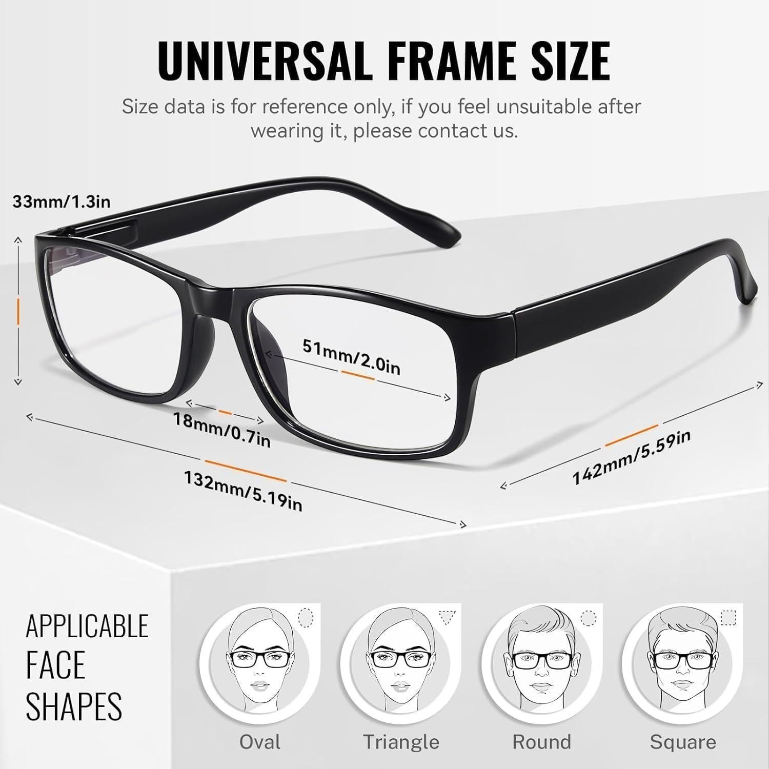 Gafas de Lectura Gaoye Unisex 0.75x Anti Luz Azul