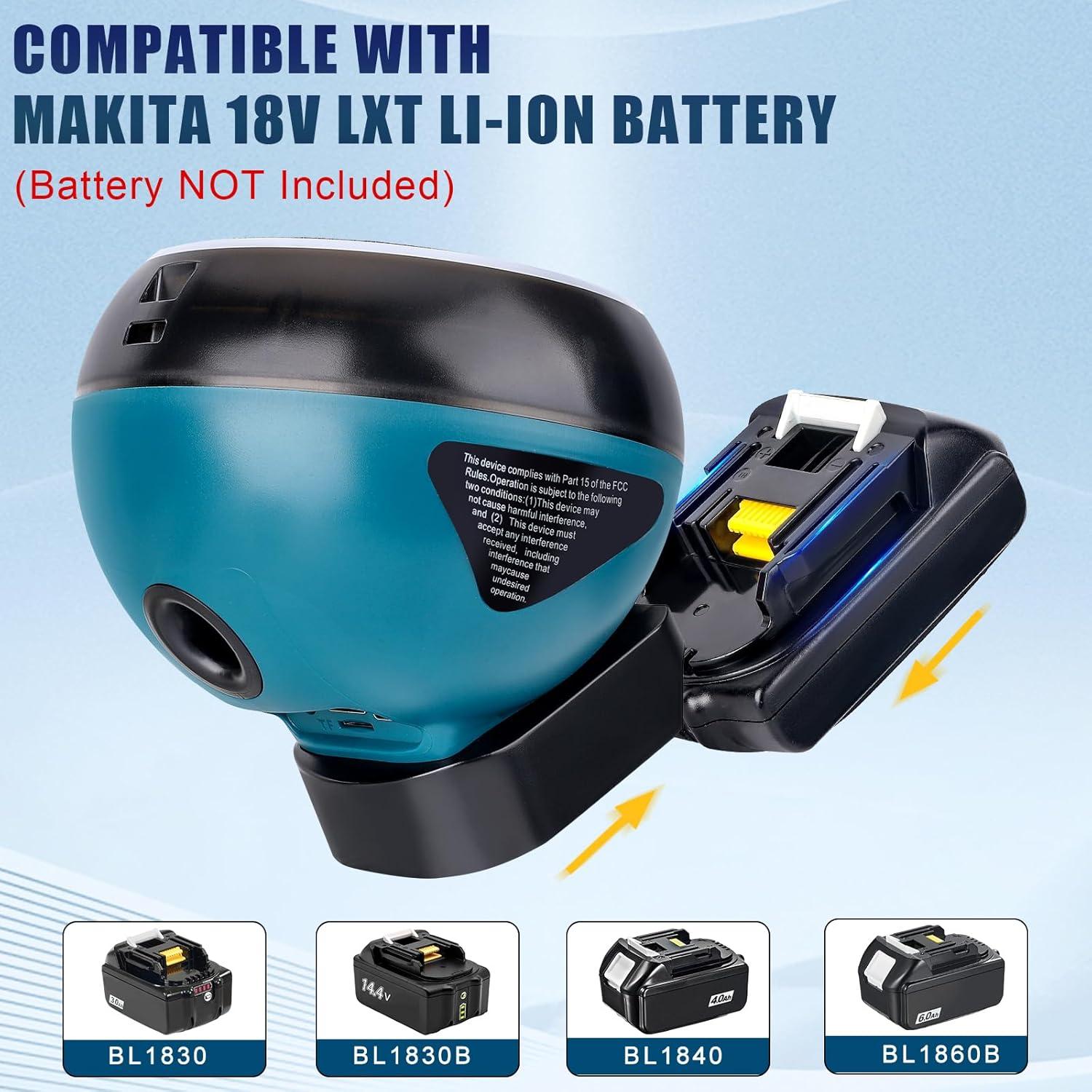 Altavoz Bluetooth Makita MT-YX008A 30W 20.12m Inalámbrico