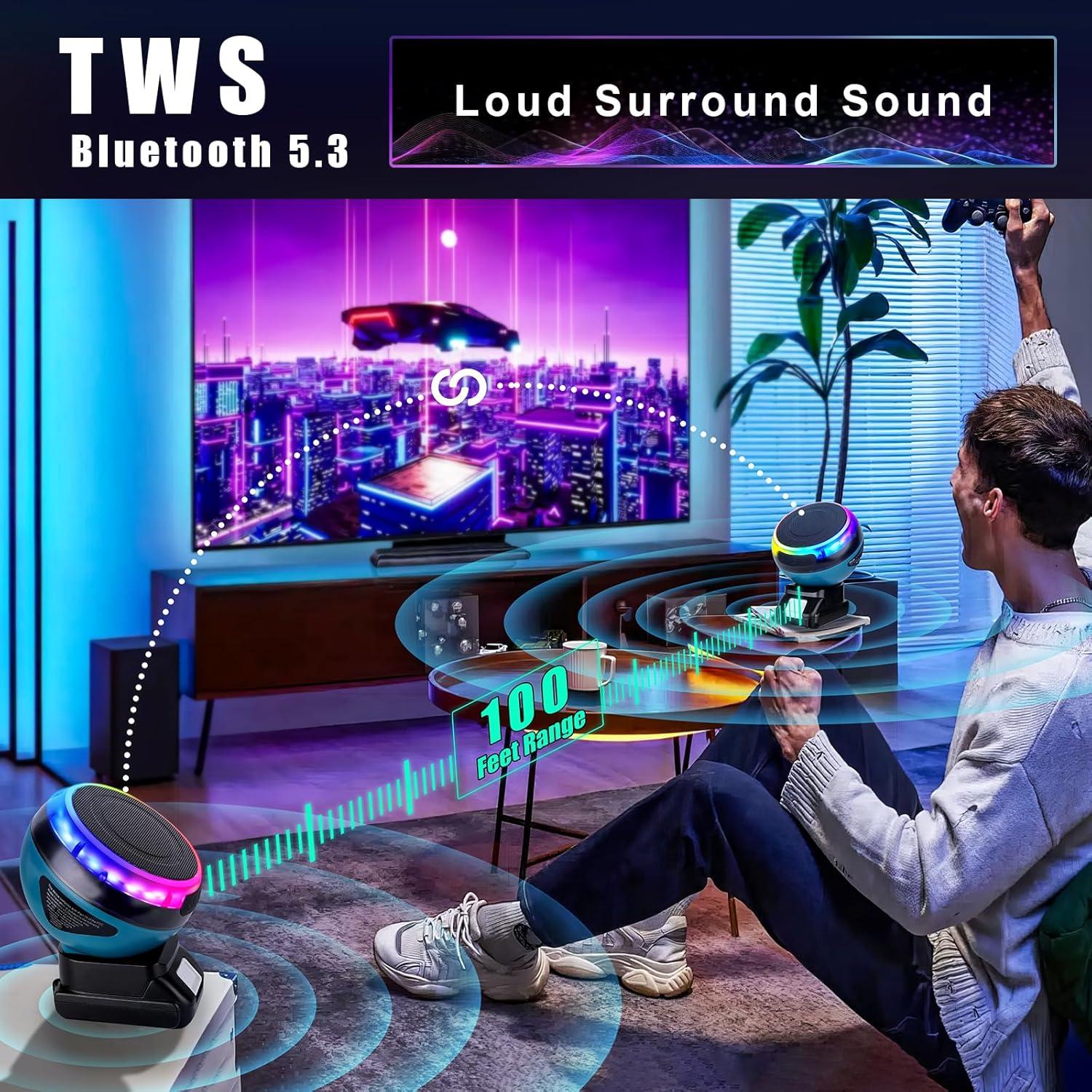 Altavoz Bluetooth Makita MT-YX008A 30W 20.12m Inalámbrico