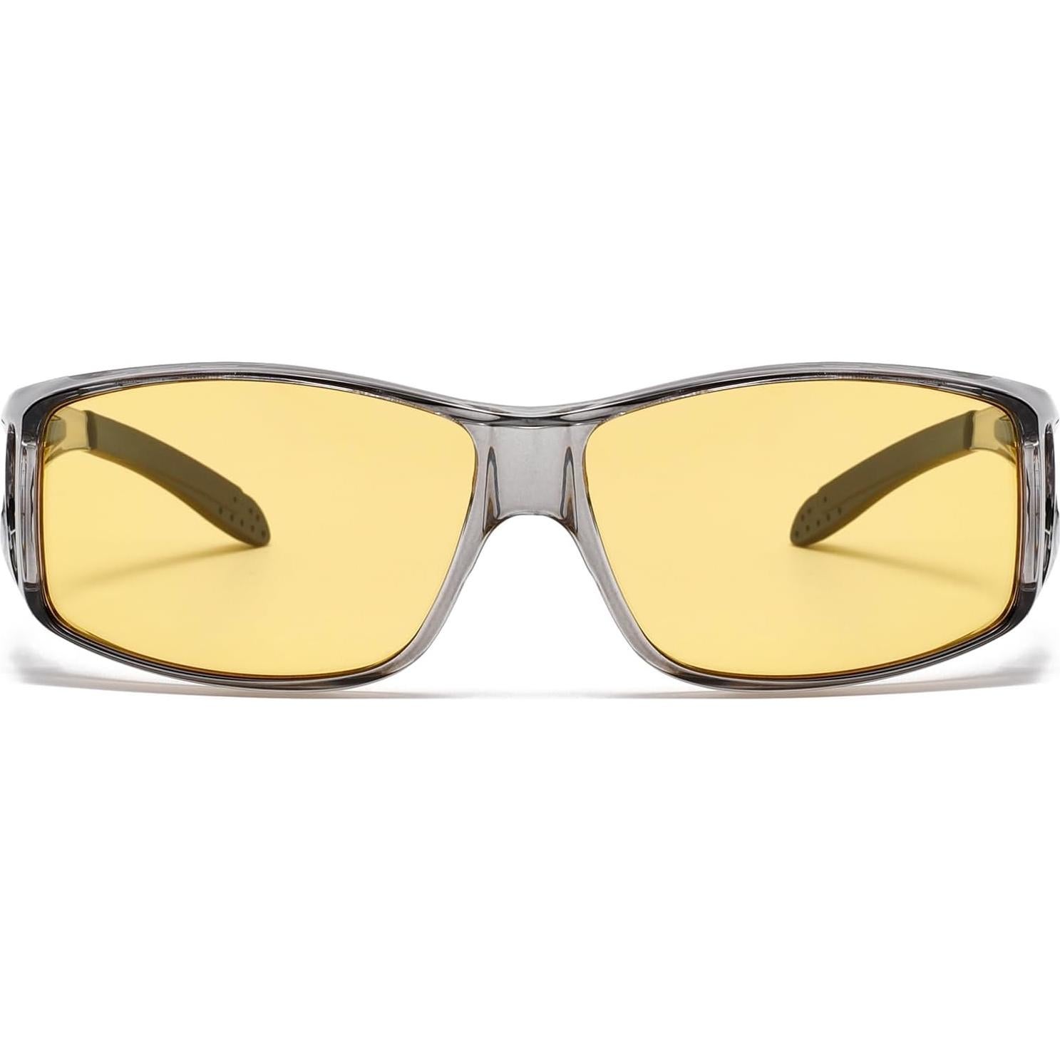 Gafas de Conducción Nocturna CARFIA - Lentes Polarizados Amarillos HD