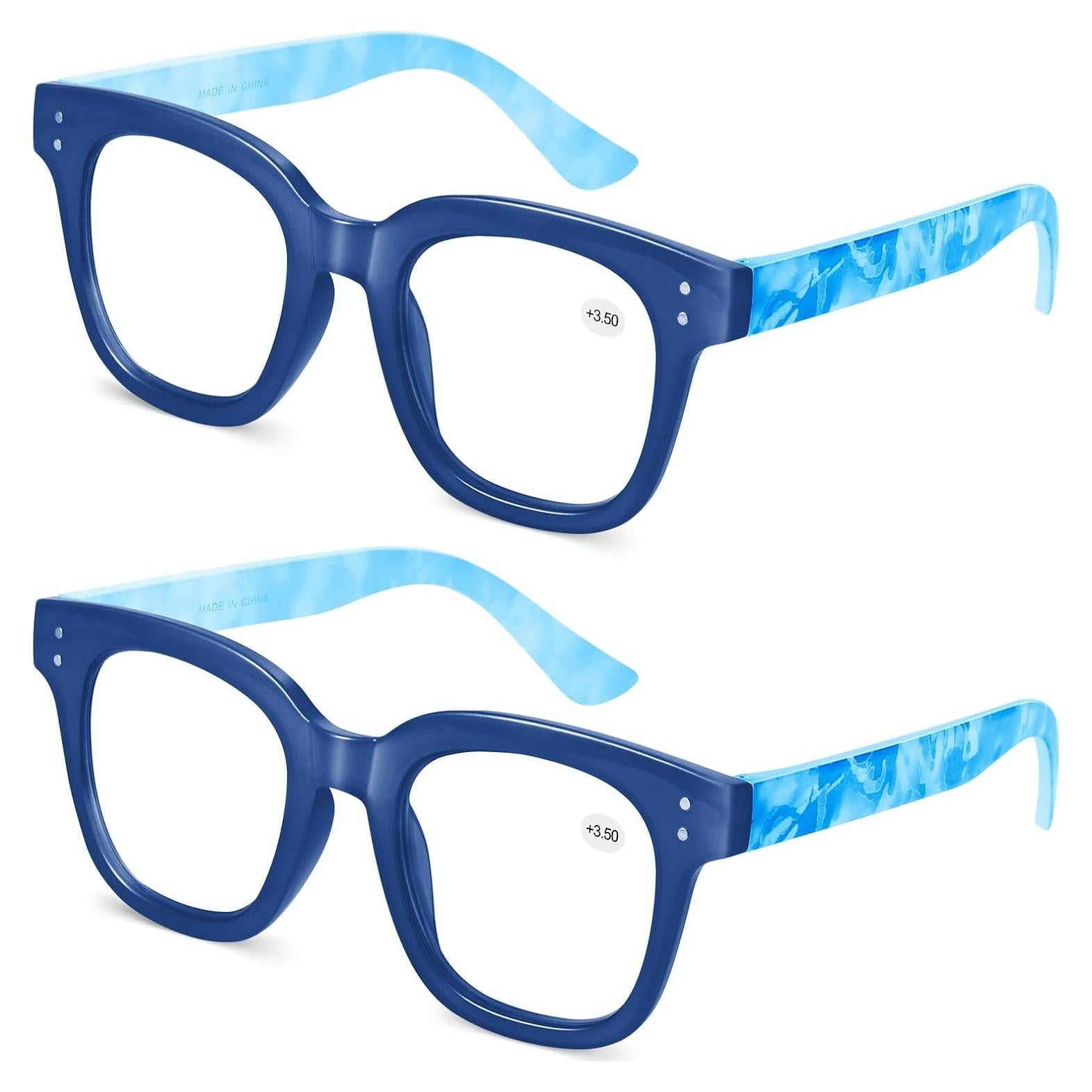 Gafas de Lectura MIZZEO Azul 1.0x Anti-Luz Azul Moda