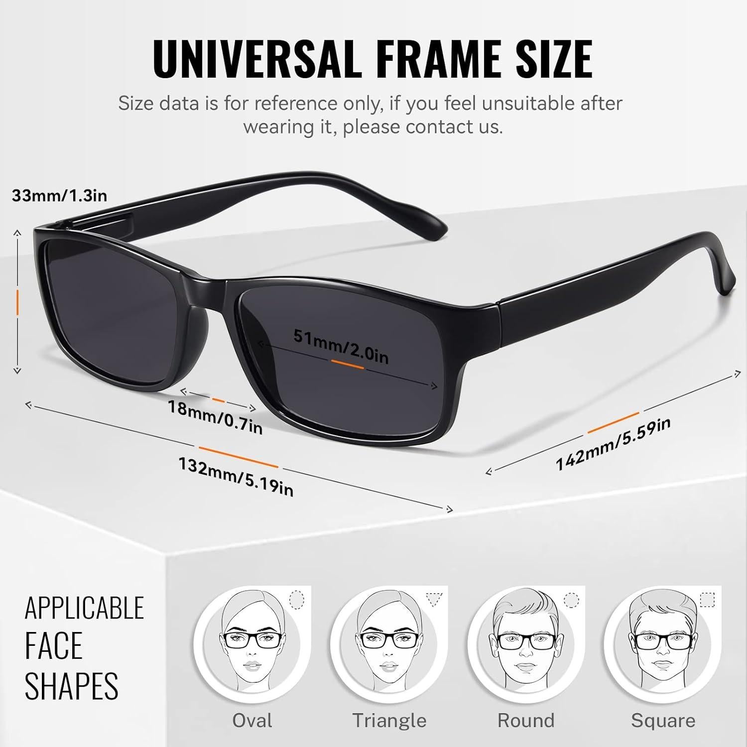 Gafas de lectura Gaoye 5 Pack Anti Luz Azul 1.75x