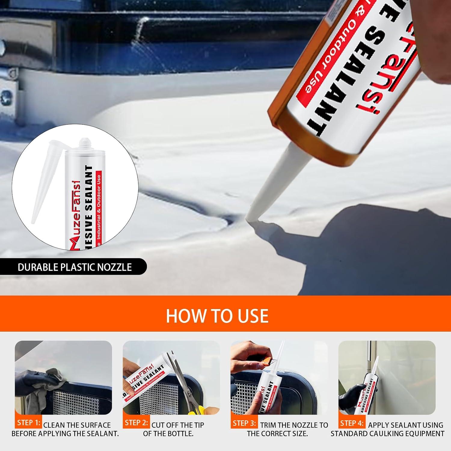 Sellador de Techo Autonivelante MuzeFansi - 2 Paquetes 0.57 kg