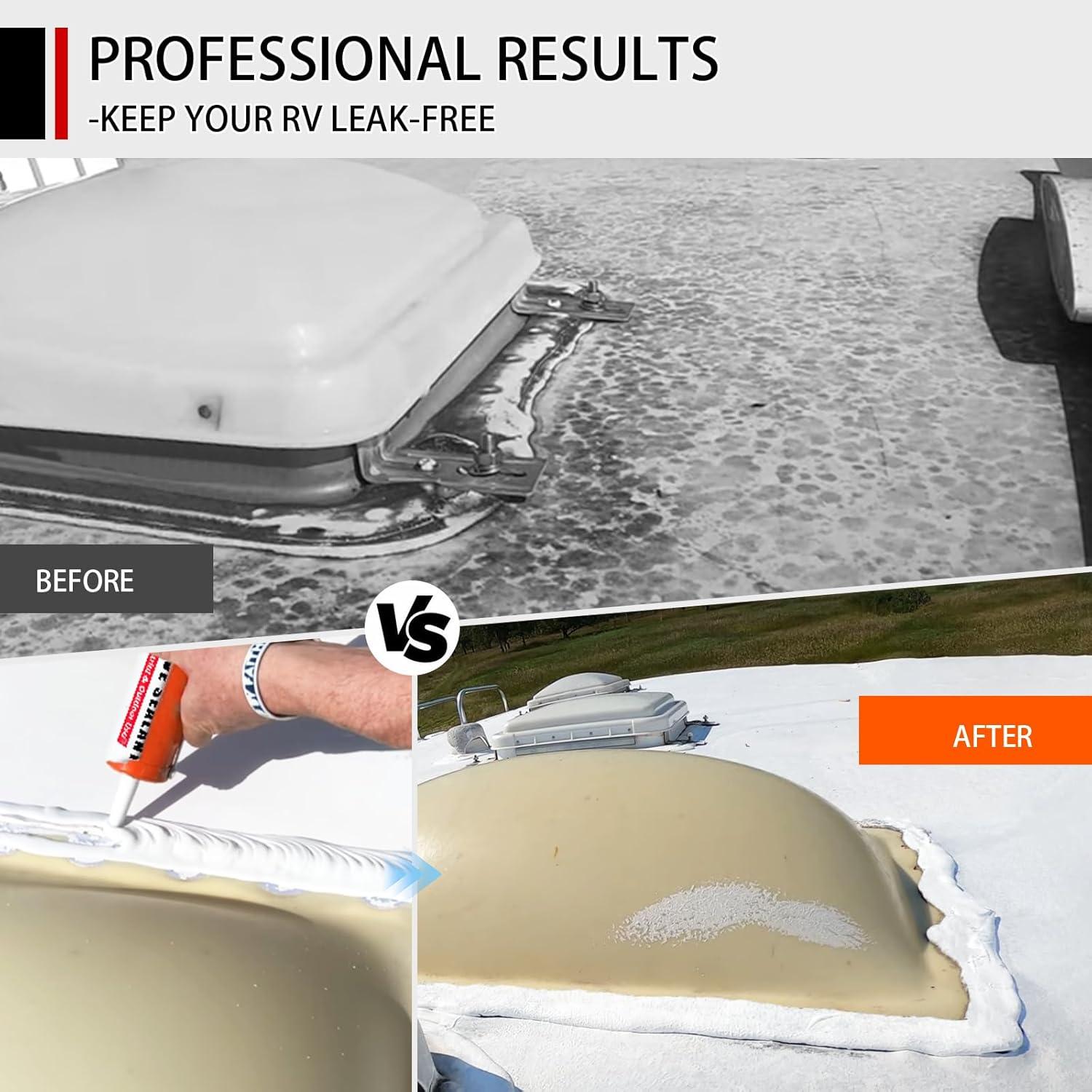 Sellador de Techo Autonivelante MuzeFansi - 2 Paquetes 0.57 kg