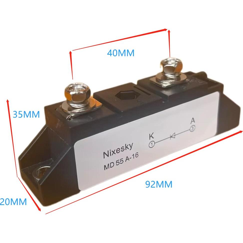 Diodo Solar Unidireccional Nixesky MD 55A 1600V 55A