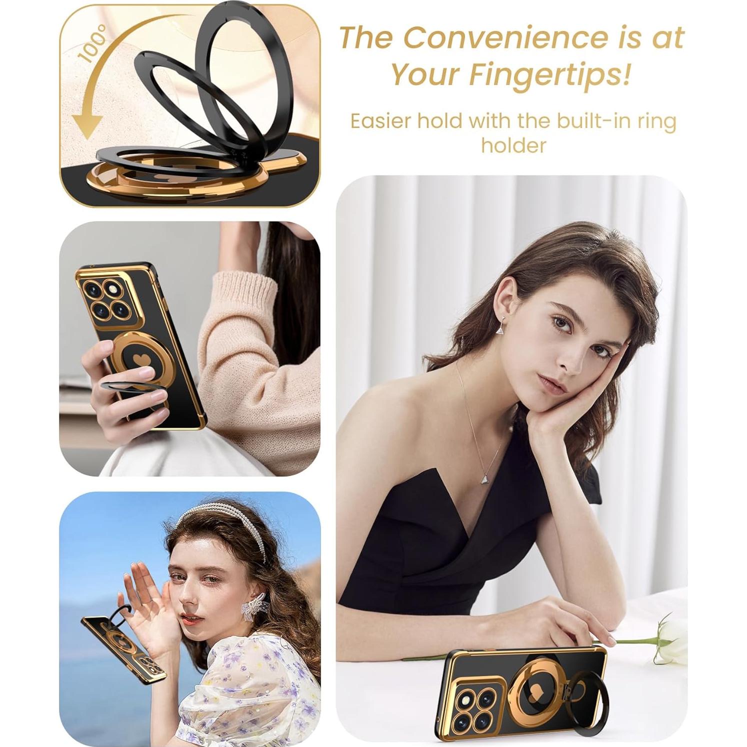 Funda de TPU para Motorola Moto Edge 2025 - Corazón Amoroso