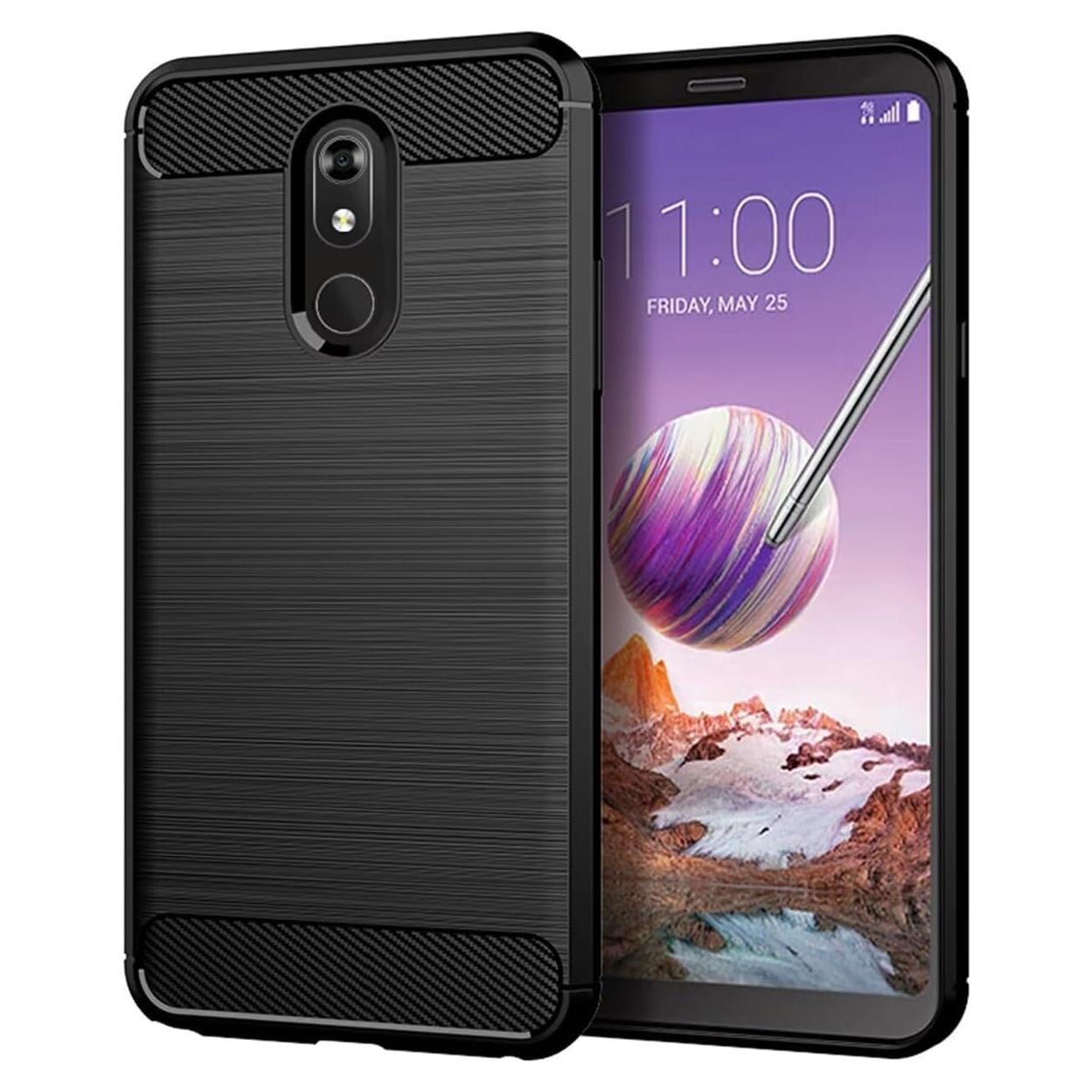 Funda para LG Stylo 5/5X/5 Plus/5+ - TPU Carbono Negra