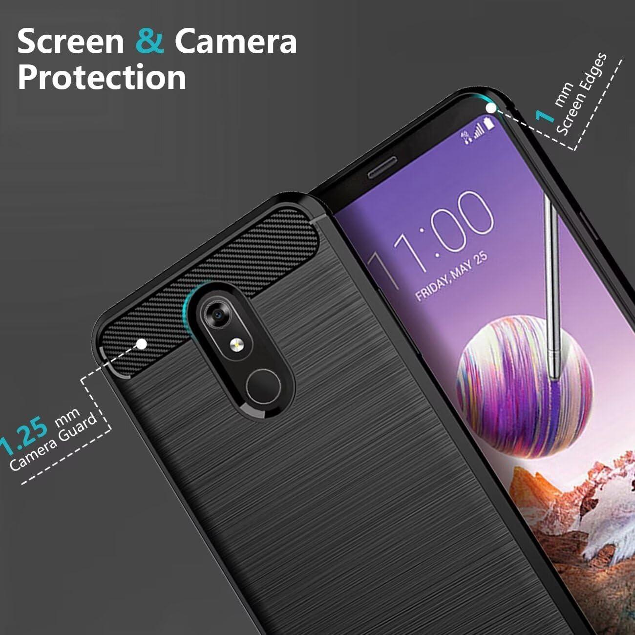 Funda para LG Stylo 5/5X/5 Plus/5+ - TPU Carbono Negra