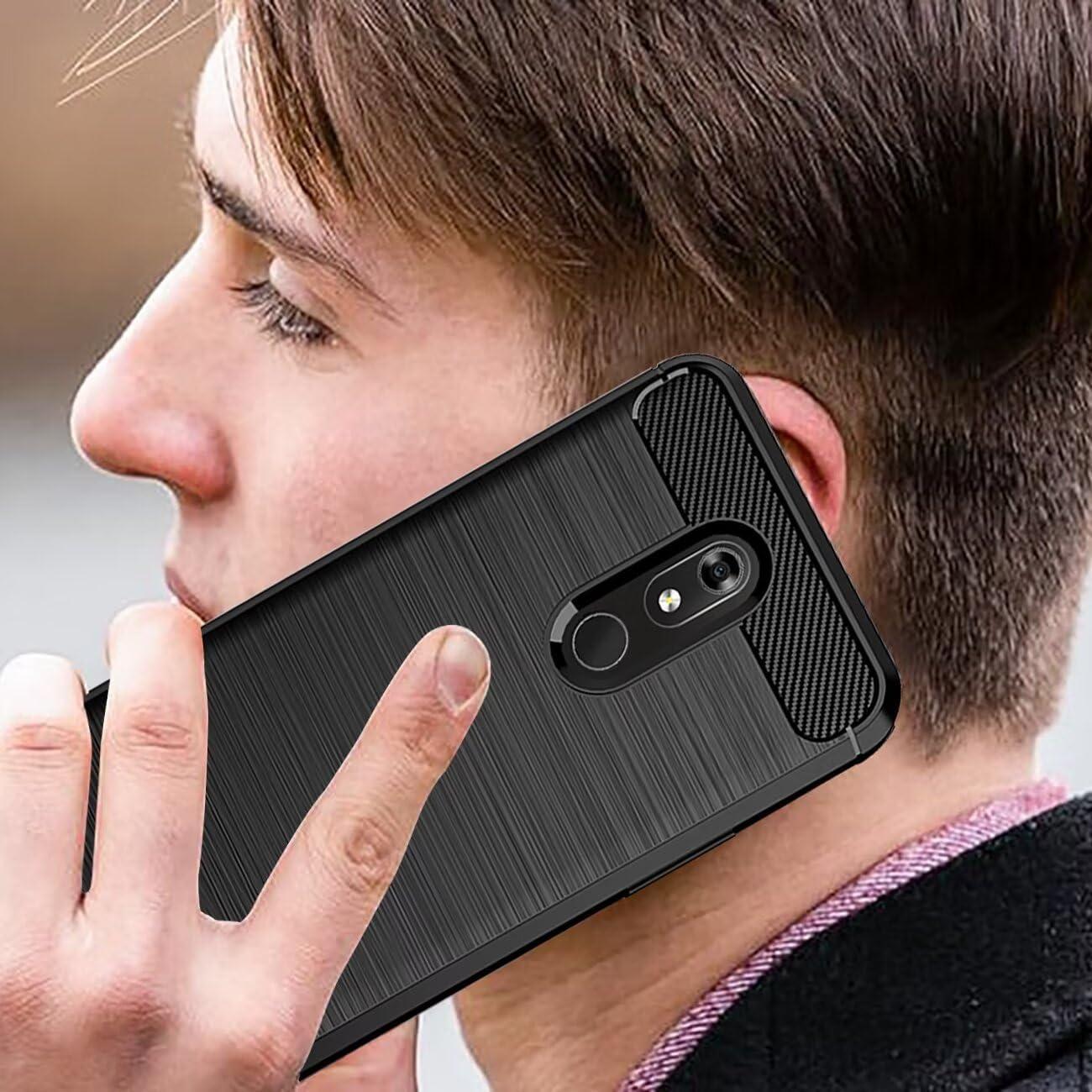 Funda para LG Stylo 5/5X/5 Plus/5+ - TPU Carbono Negra