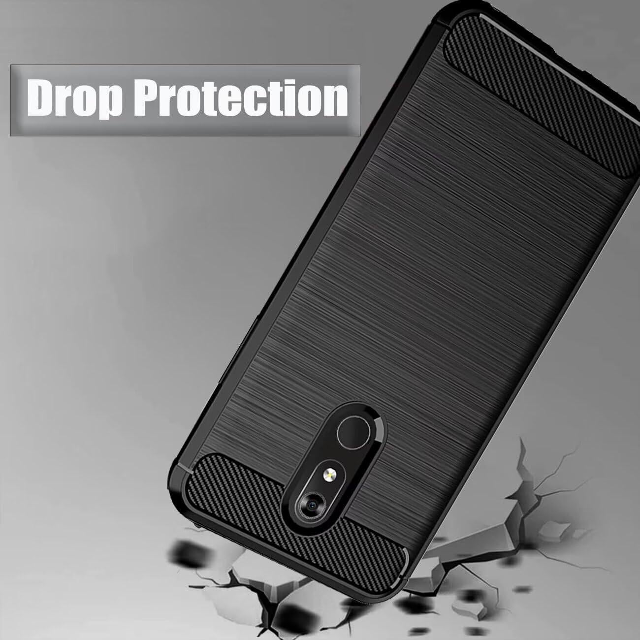 Funda para LG Stylo 5/5X/5 Plus/5+ - TPU Carbono Negra