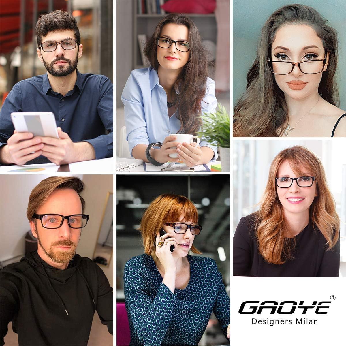 Gafas de Lectura Gaoye Unisex 1.0x Anti Luz Azul