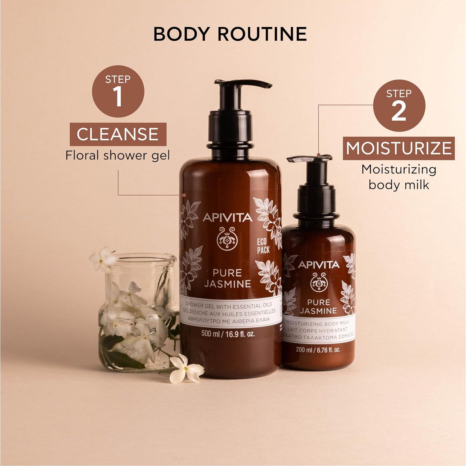 Gel de Ducha APIVITA Puro de Jazmín 500ml Hidratante