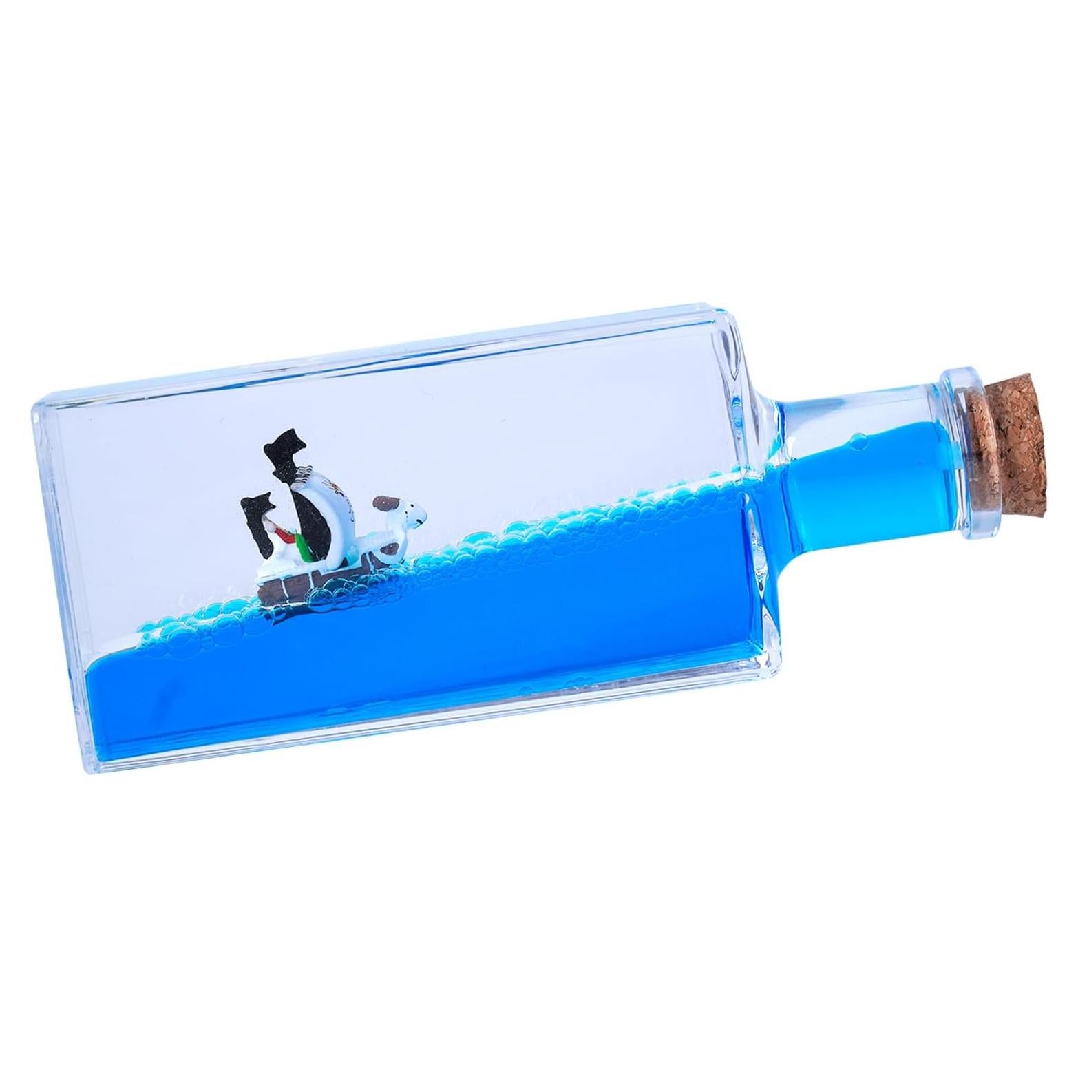 Barco Pirata Inhundible Honsheng GM-01 en Botella Acrílica