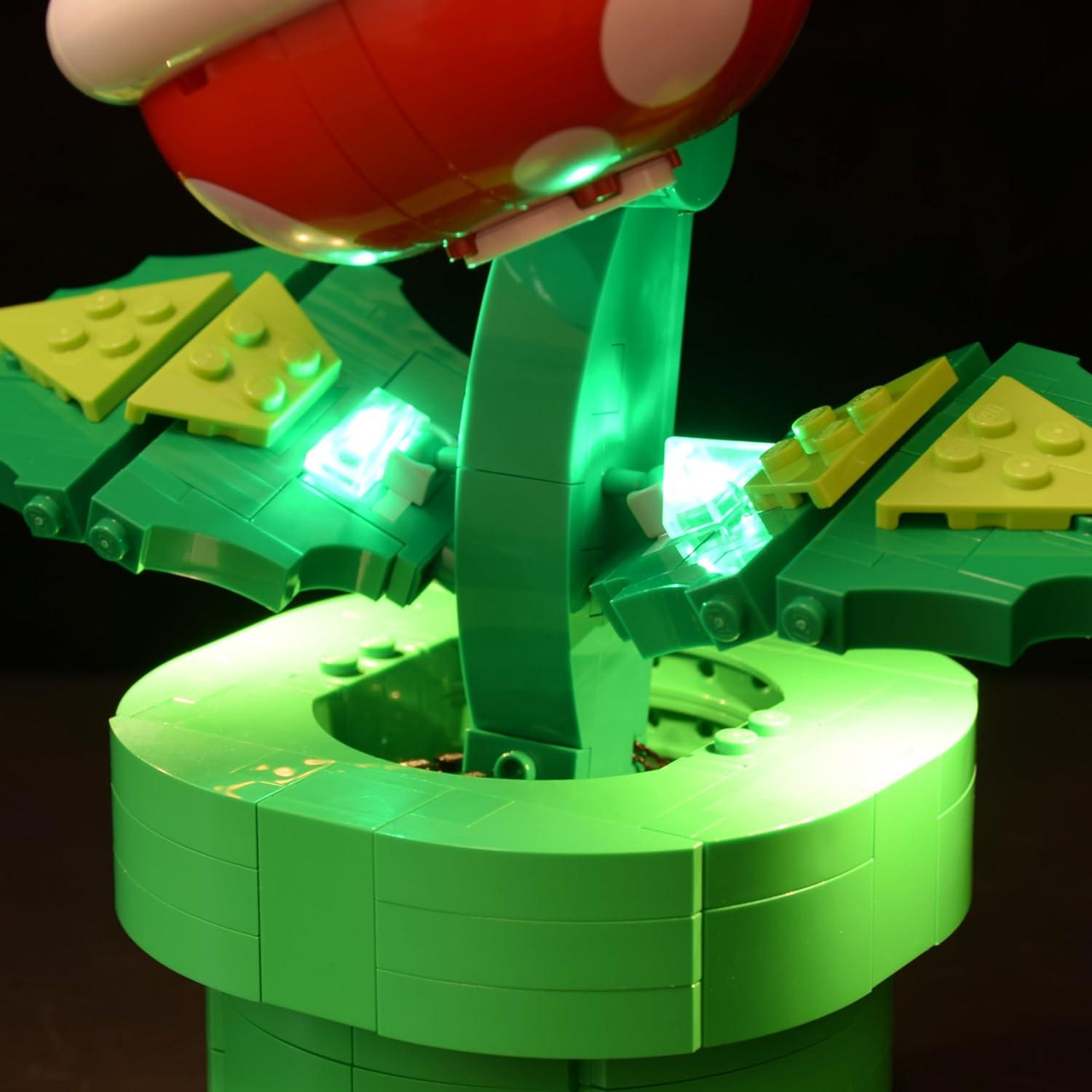 Kit de Iluminación LED LightGo para Planta Piraña Lego 71426