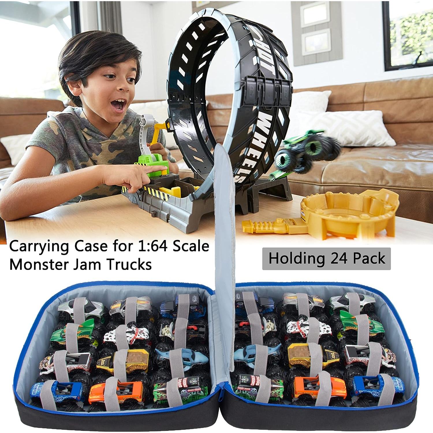 Funda KISLANE para 24 Camiones Monster Jam 1:64 - Negro
