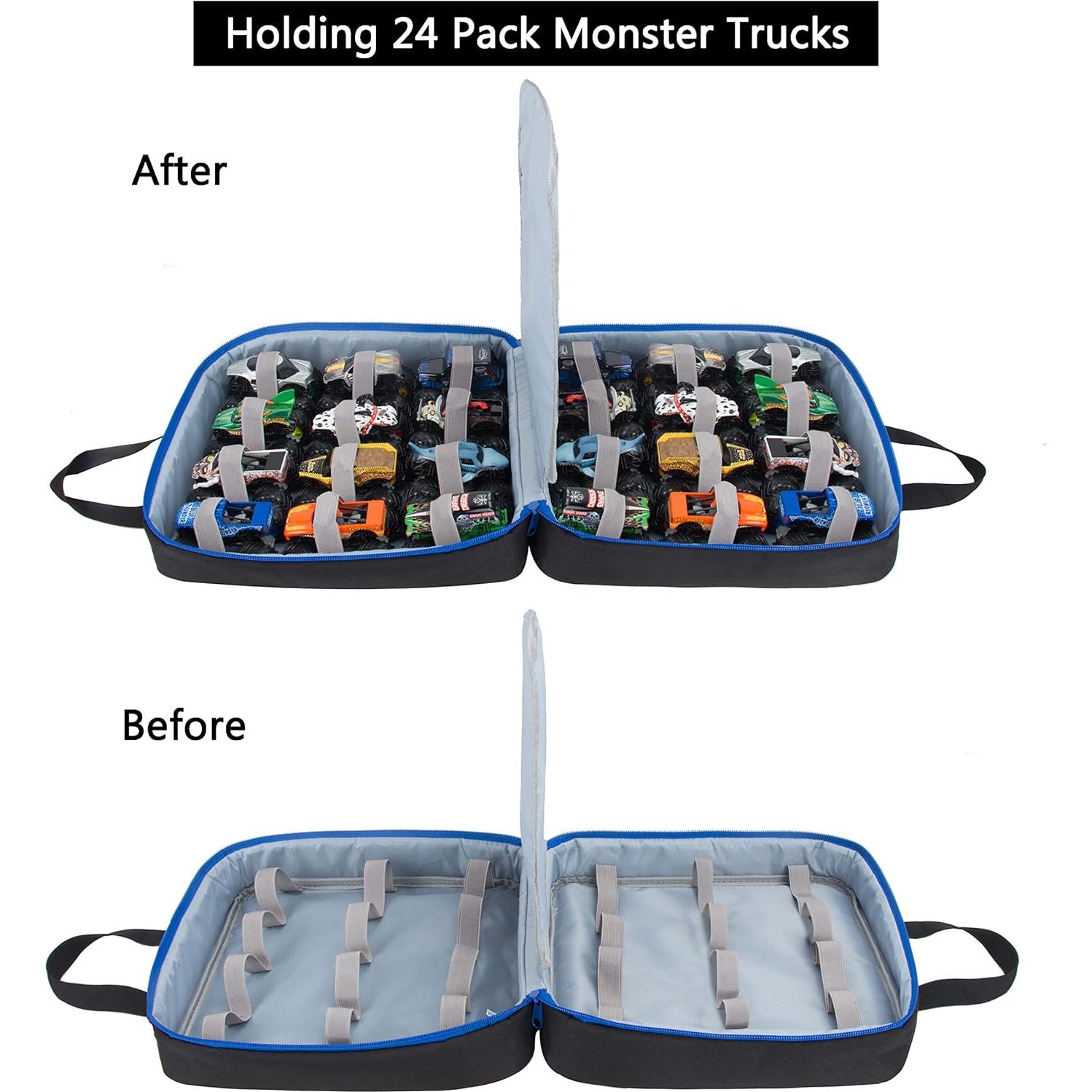 Funda KISLANE para 24 Camiones Monster Jam 1:64 - Negro