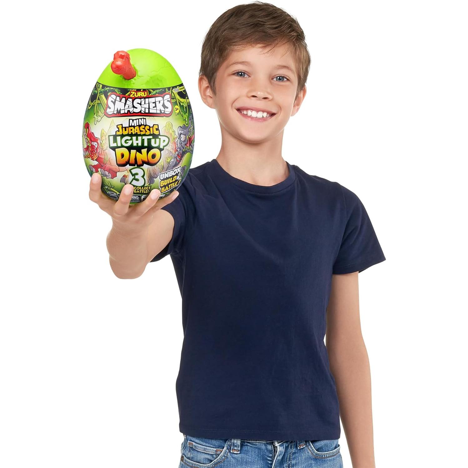 Smashers Mini Huevo Dino Iluminado ZURU Spinosaurus 258g