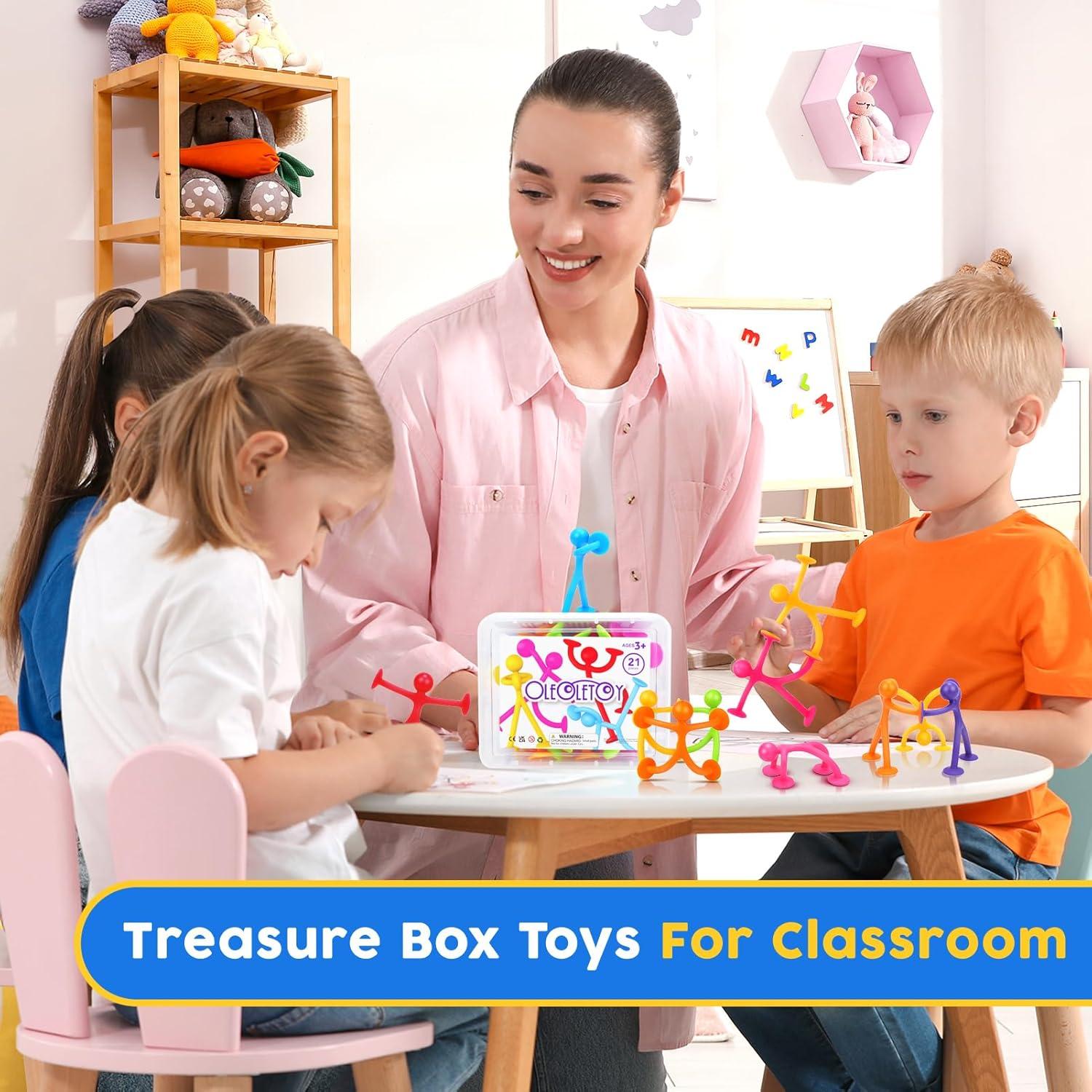 Juguetes Antiestrés de Succión OleOletOy - Paquete de 21 Piezas